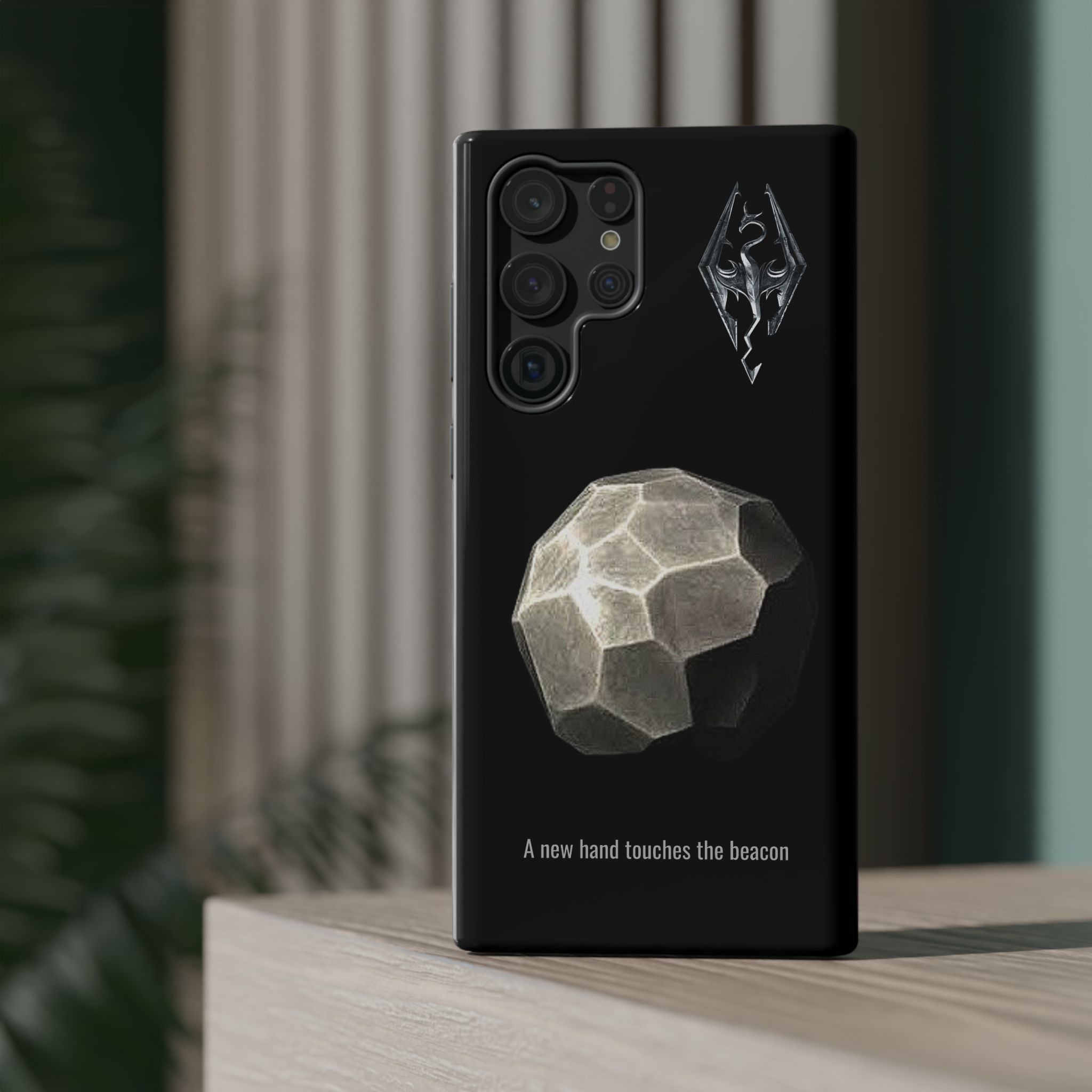 Dragonborn Meridias beacon, A new hand touches the beacon Impact-Resistant Cases