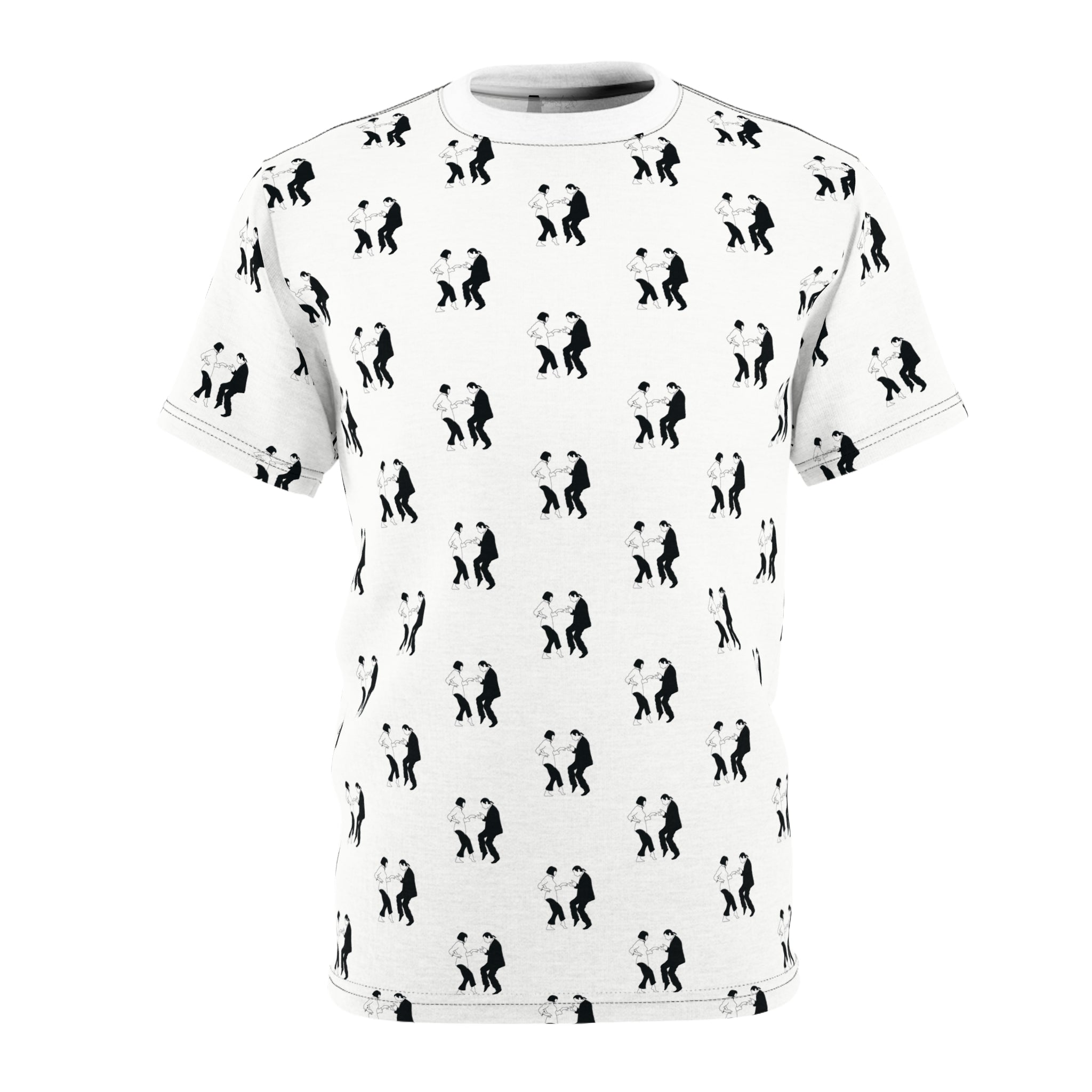Jack Rabbit Slims dance Pulp Fiction inspired Unisex Cut & Sew Tee (AOP)