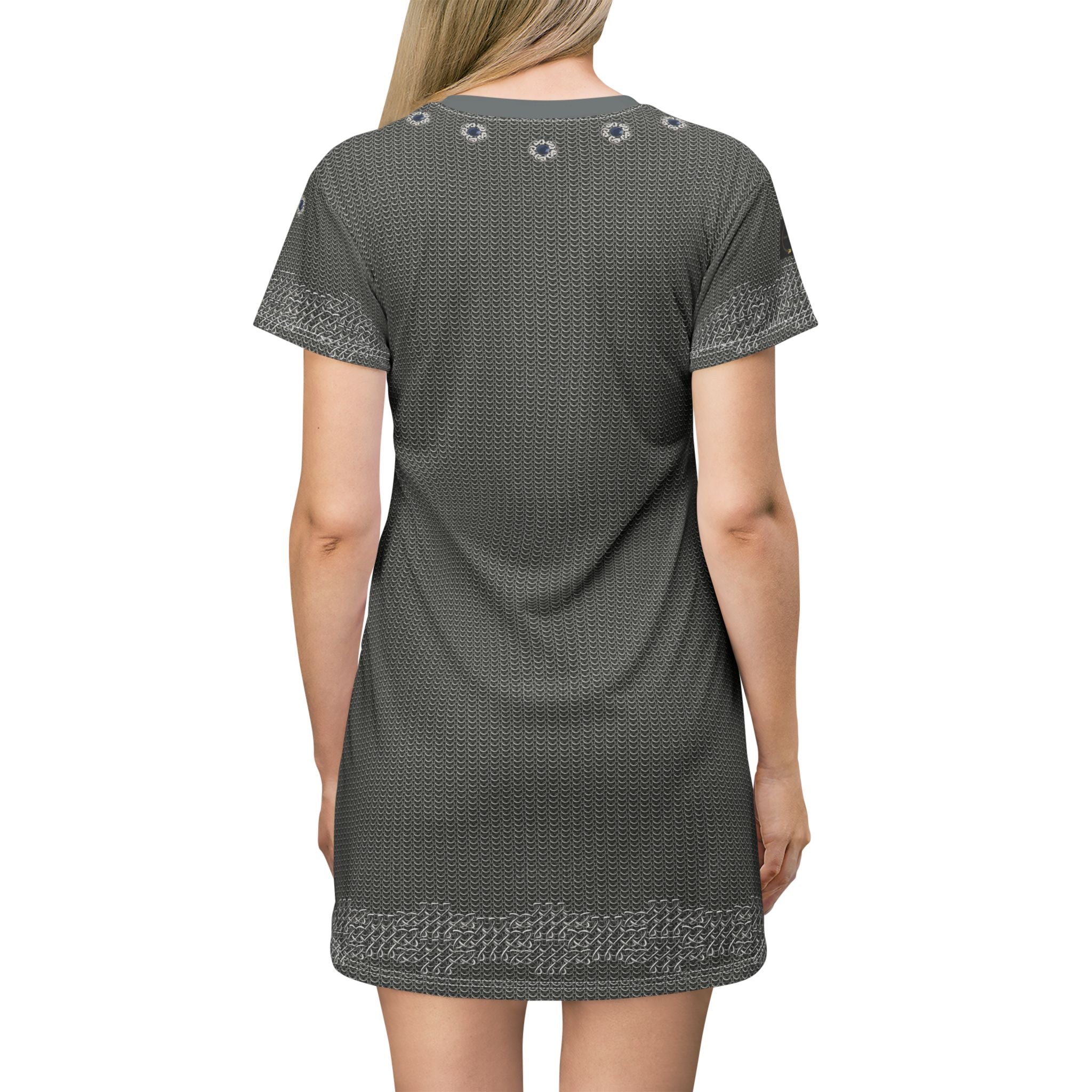 Chainmail T-Shirt Dress by Fabled Fashion