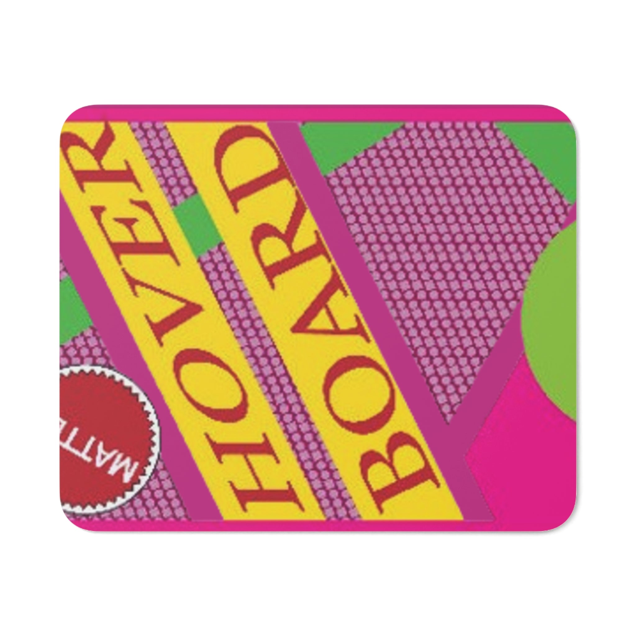 Back to the future inspired hoverboard fanart Desk Mouse Pad