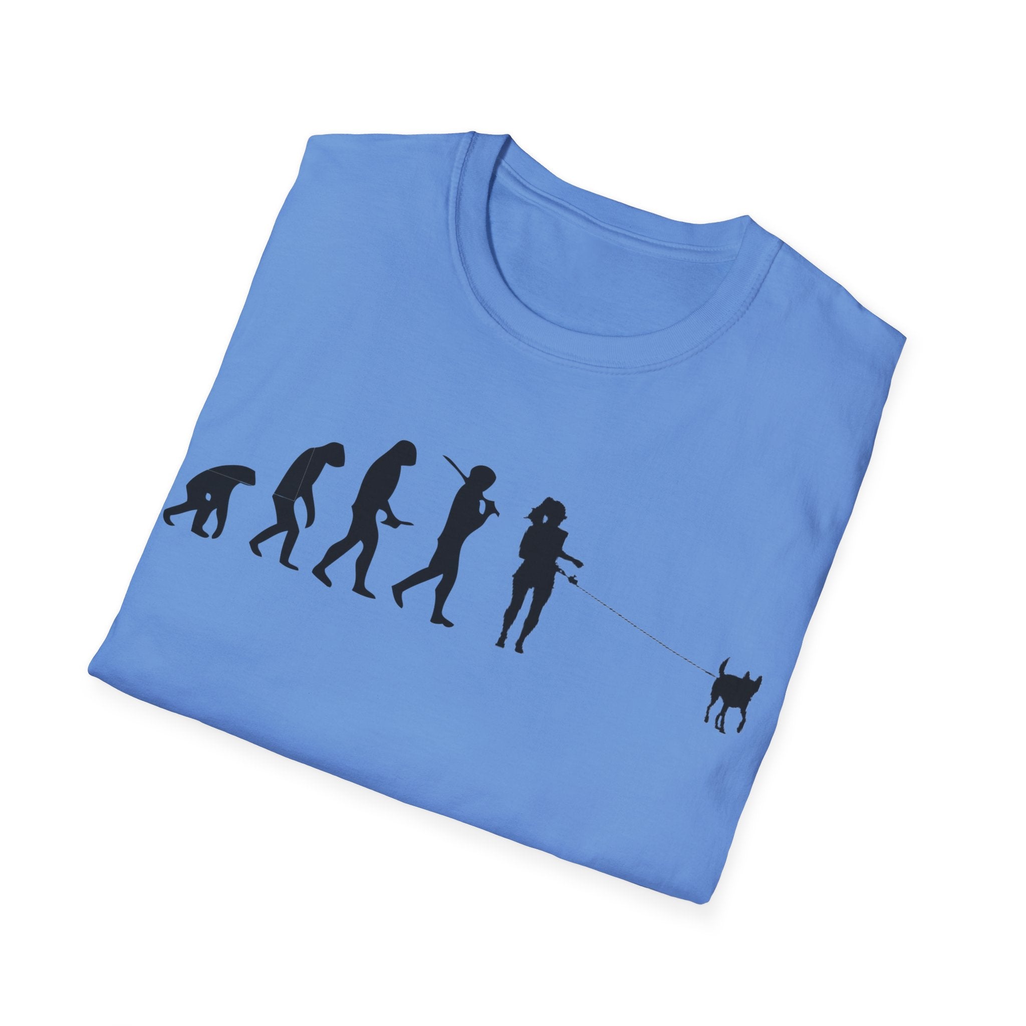 Dog walker evolution Unisex Softstyle T-Shirt
