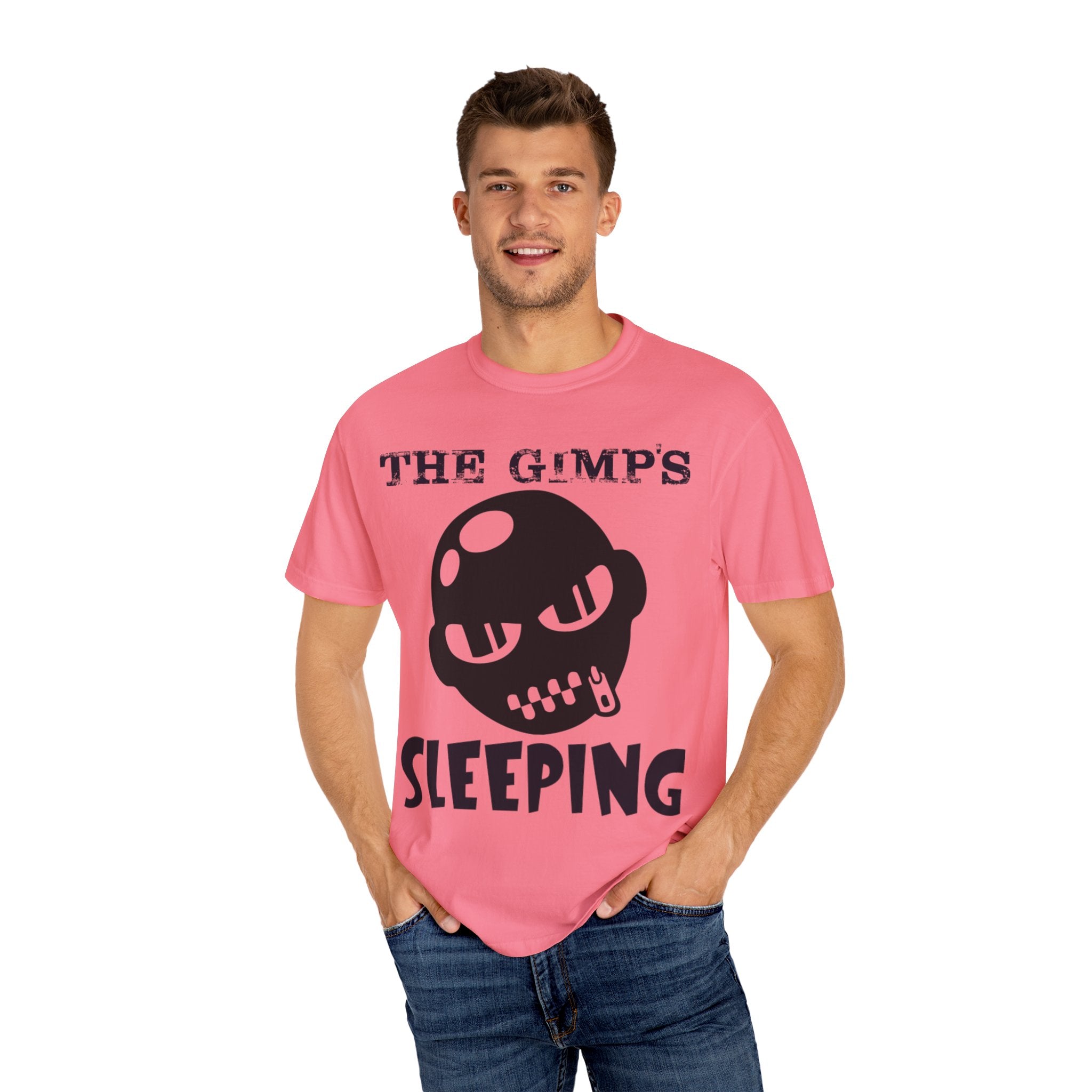 Pulp Fiction Gimp Sleeping inspired Unisex Garment-Dyed T-shirt