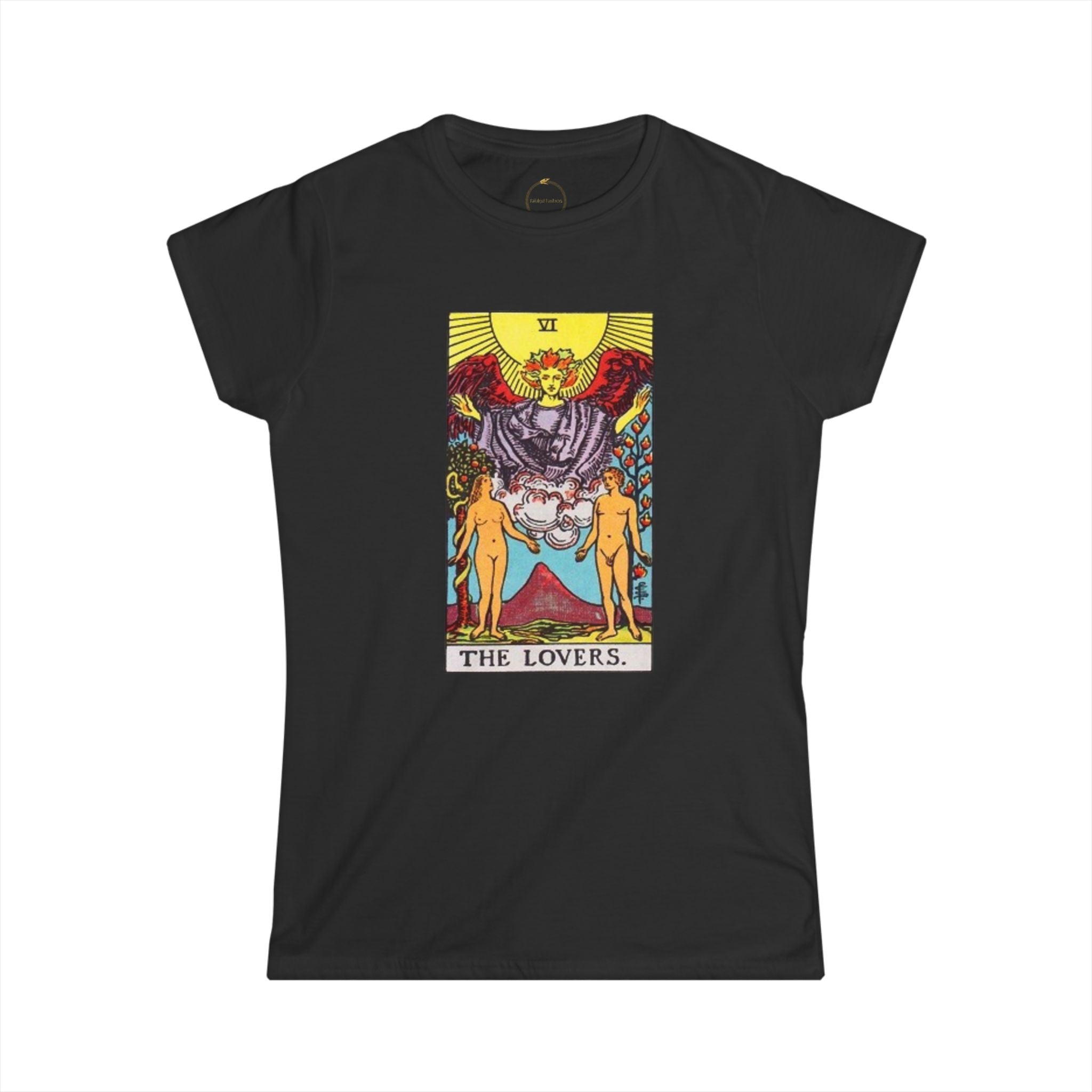 Women's Tee - Tarot Card The Lovers - Spirituality Shirt