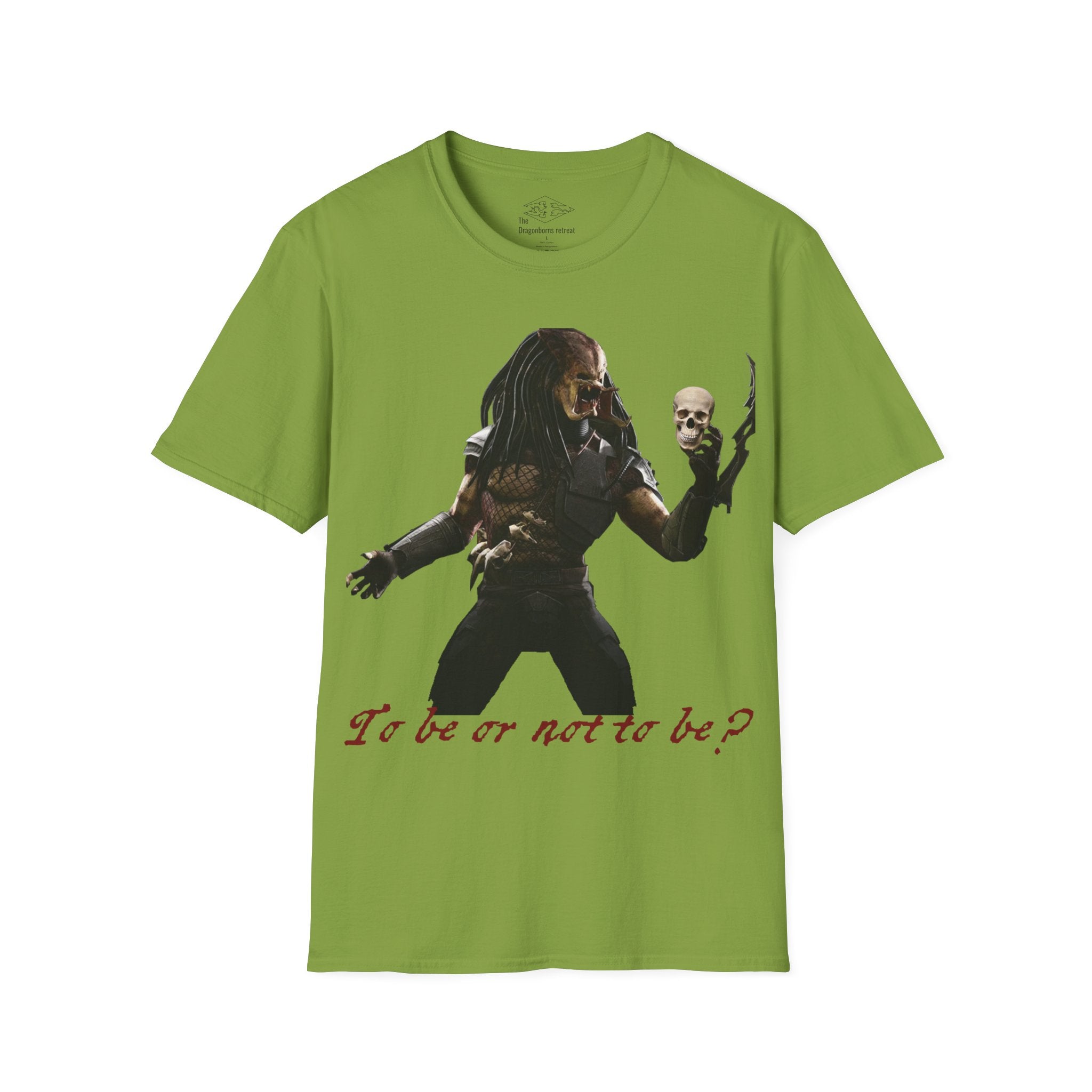 Predator Hamlet 'To be or not to be' Funny Unisex Softstyle T-Shirt
