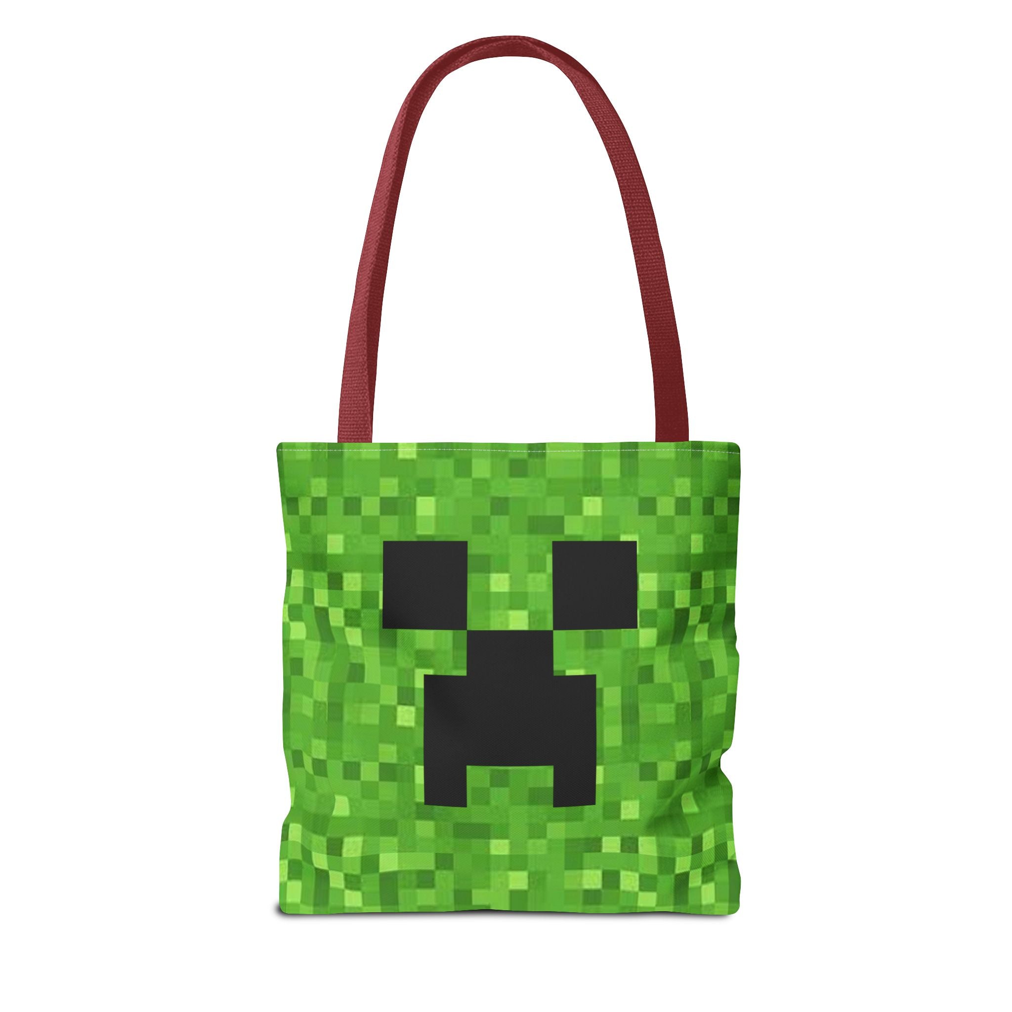 Minecraft Creeper inspired Tote Bag (AOP) Perfect for  Halloween