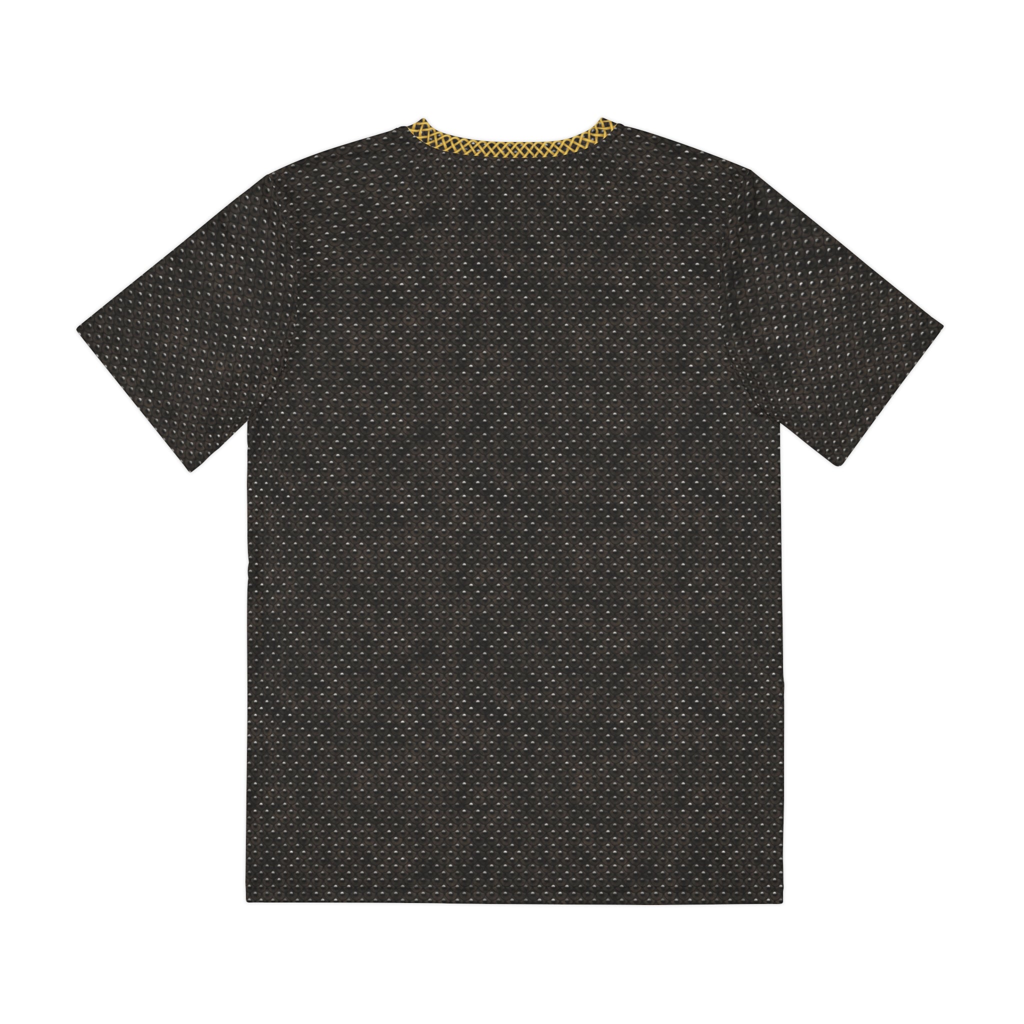 Fabled Fashion Studded leather effect Men's Polyester Tee (AOP)