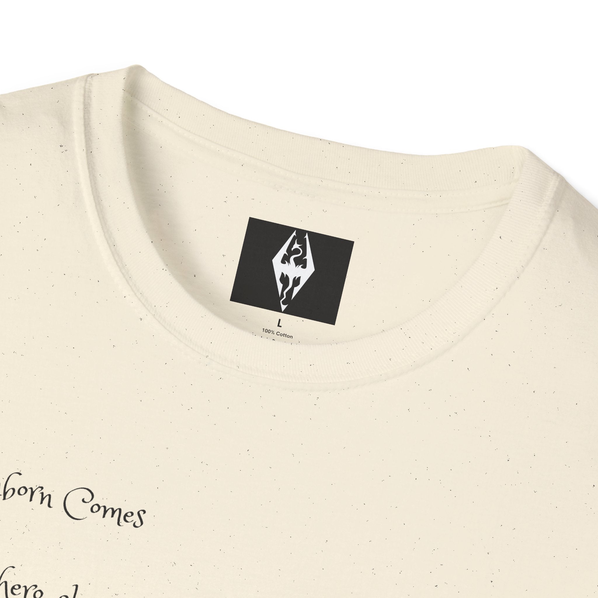 'The Dragonborn comes' Unisex Softstyle T-Shirt