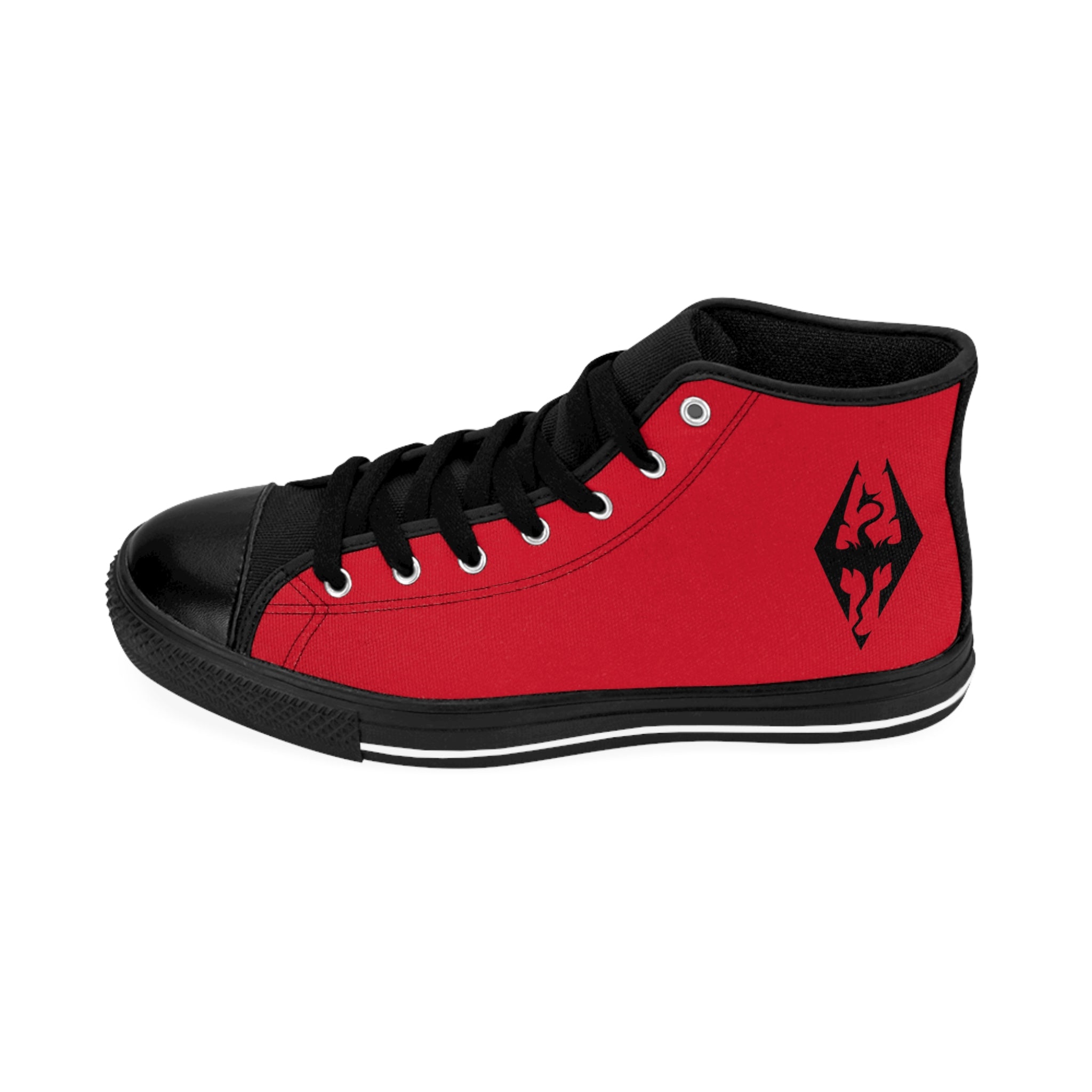 Dragonborn Women's Classic Sneakers (Red)