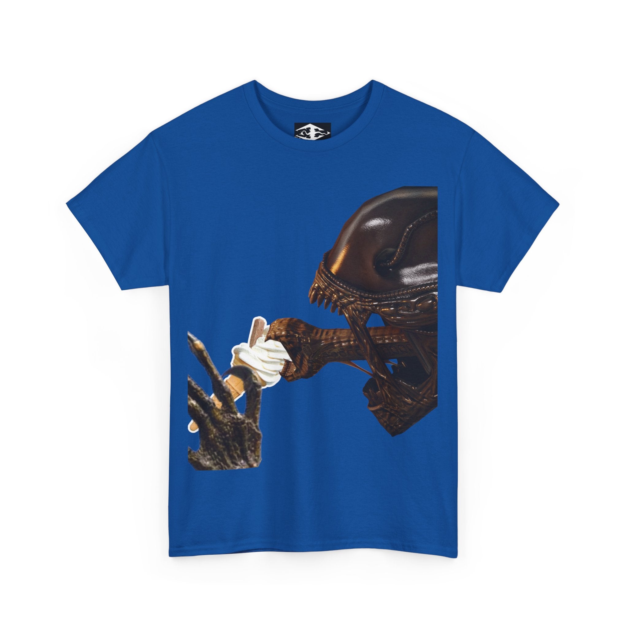 Alien ice cream Unisex Funny Heavy Cotton Tee