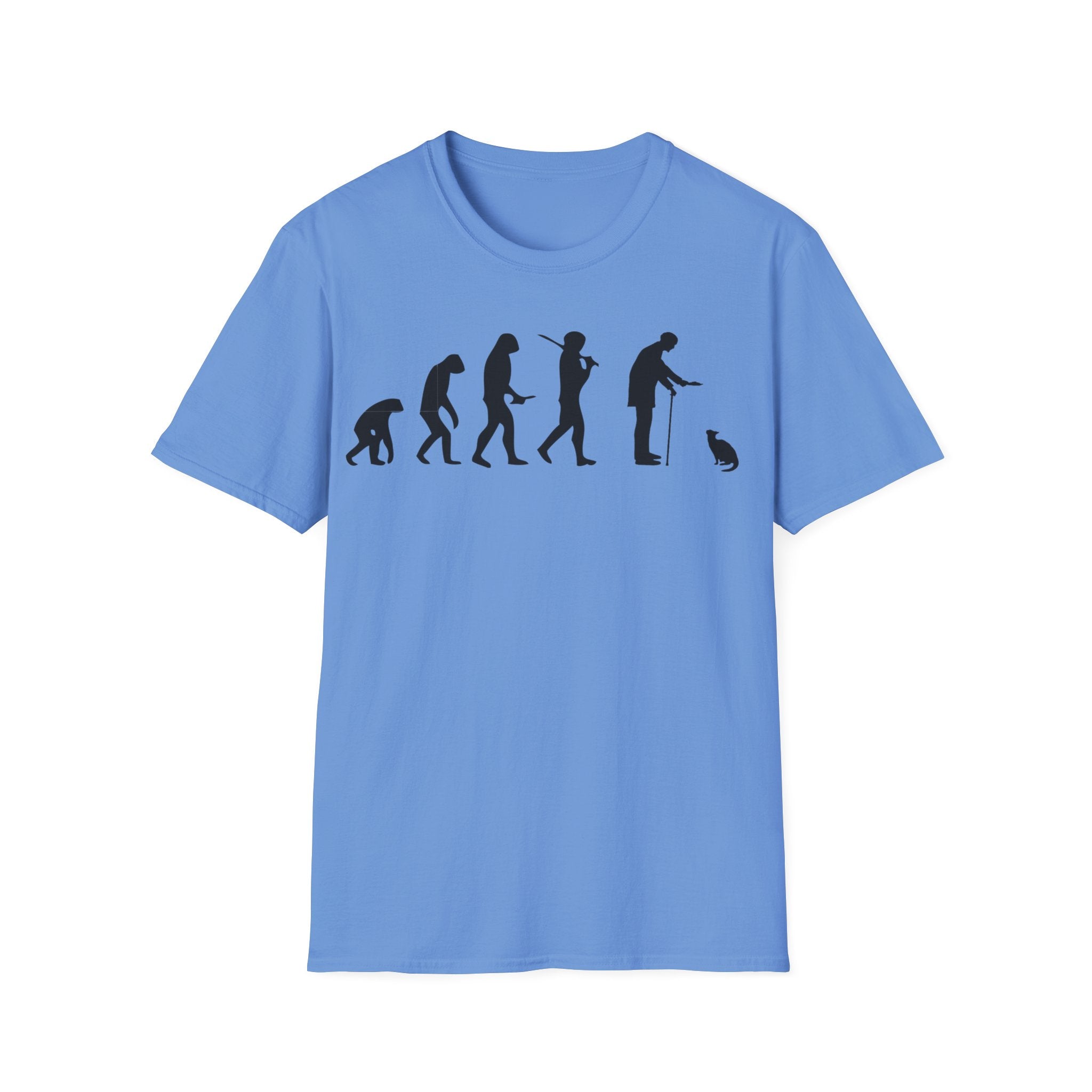 Cat Lover evolution Unisex Softstyle T-Shirt