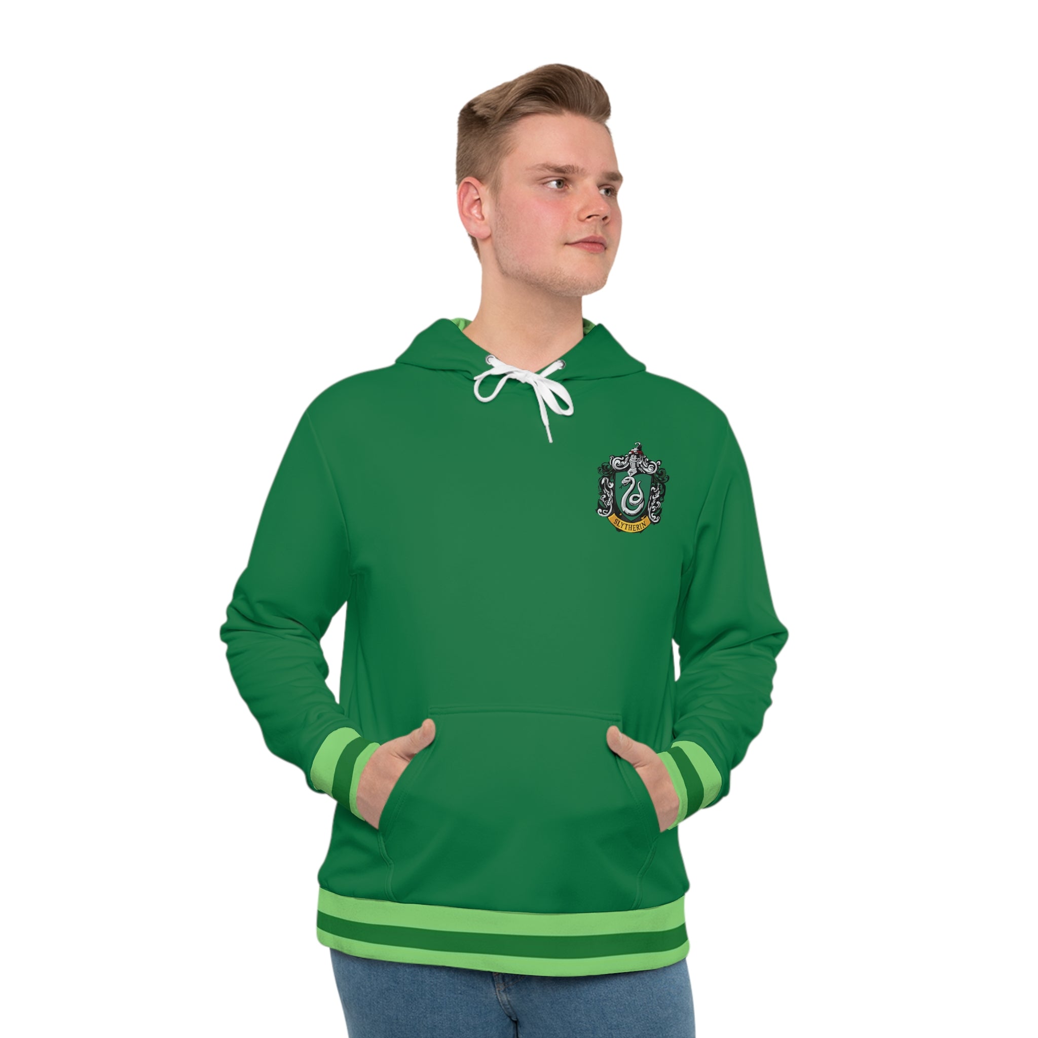 Harry Potter inspired Hogwarts Slytherin Hoodie