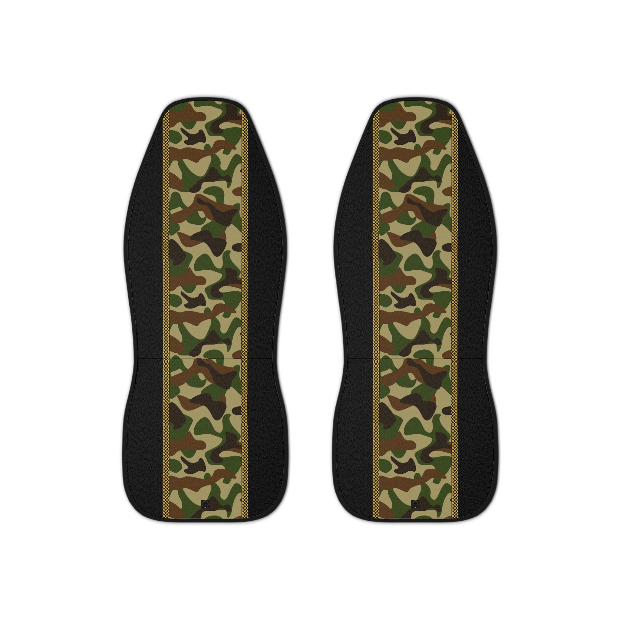 Fabled Fashion Camo print Celtic knot design Car Seat Covers