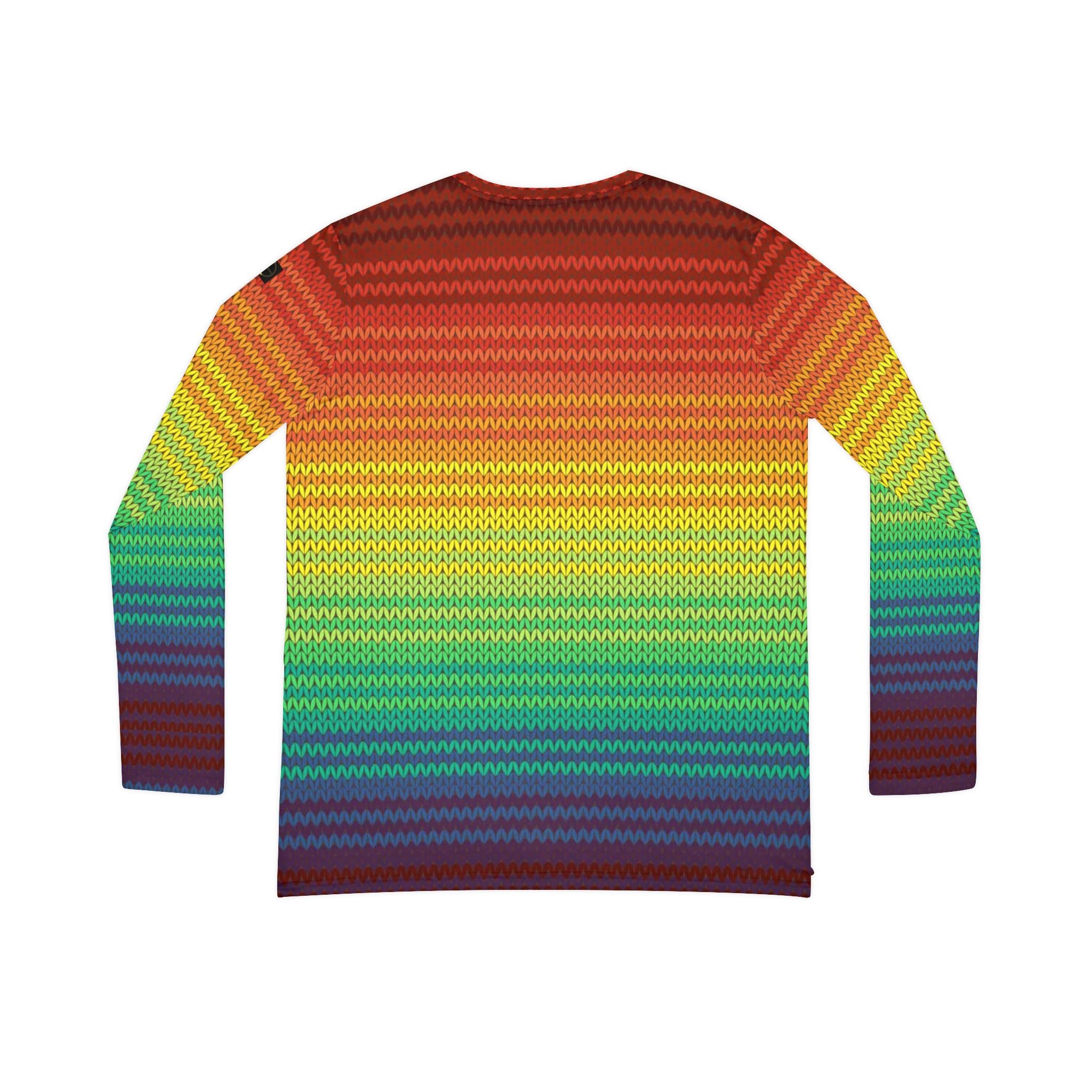 Fabled Fashion Mexican Knit effect Women's Long Sleeve V-neck Shirt (AOP)
