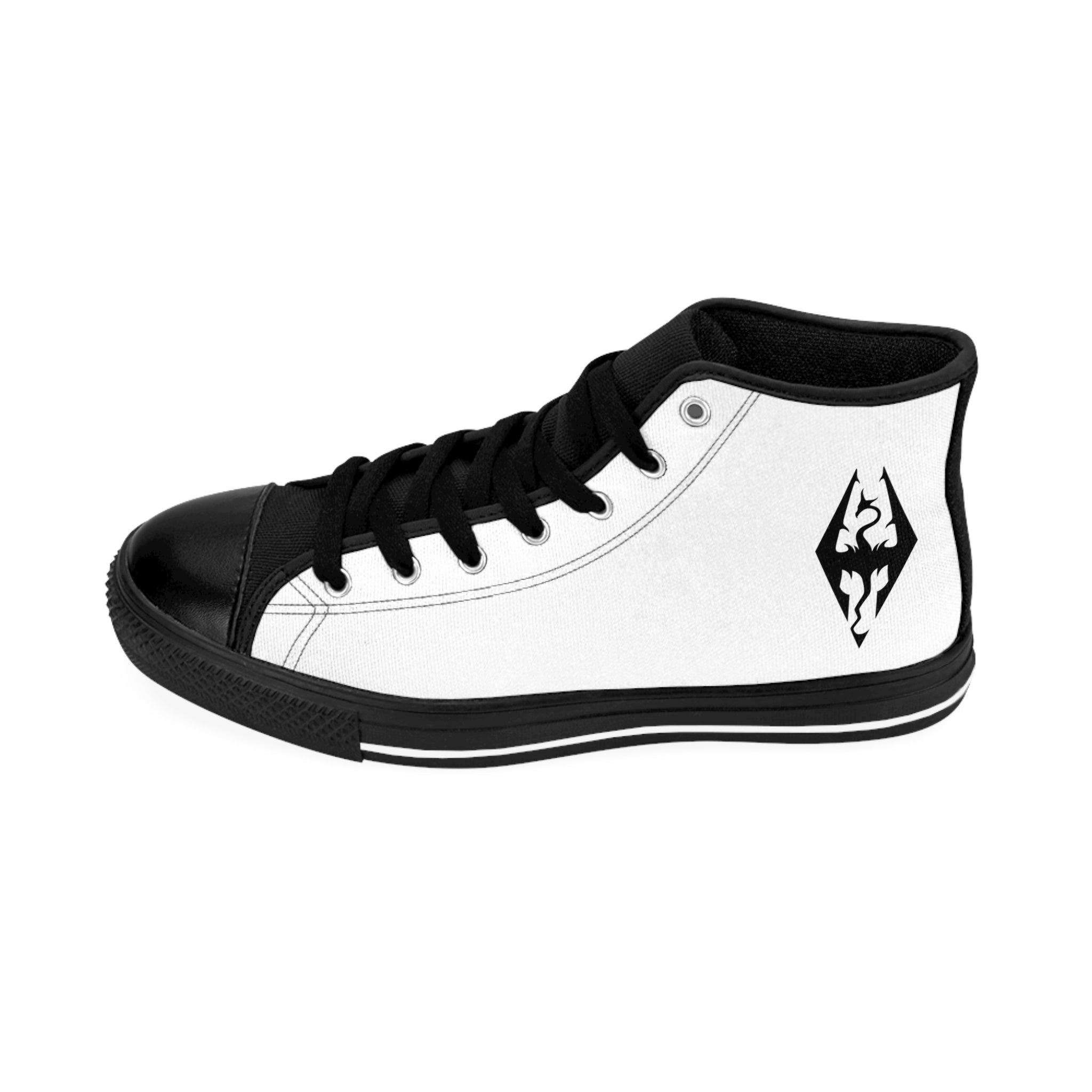 Dragonborn Men's Classic Sneakers (White)