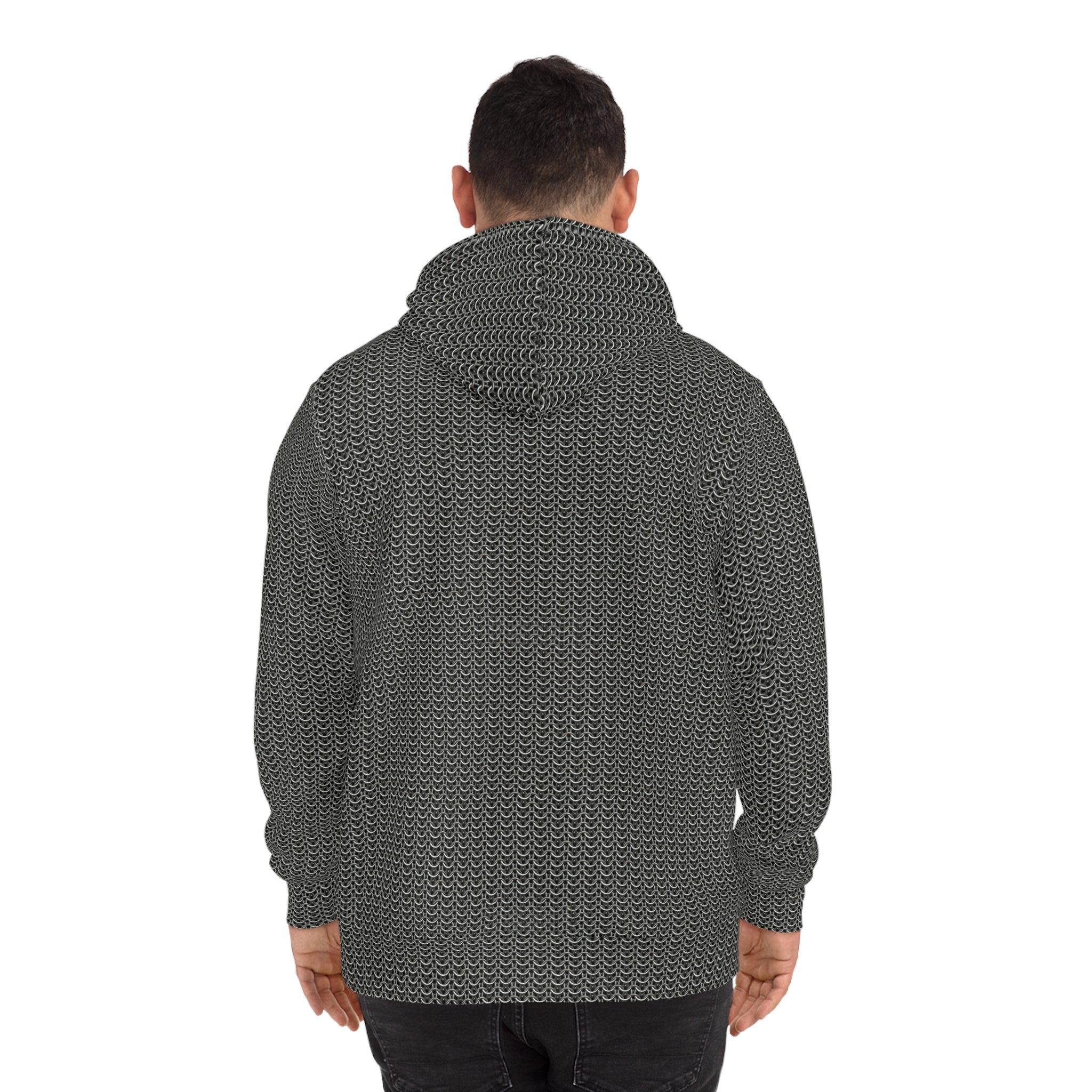 Fabled Fashion Chainmail effect Unisex Hoodie (AOP)