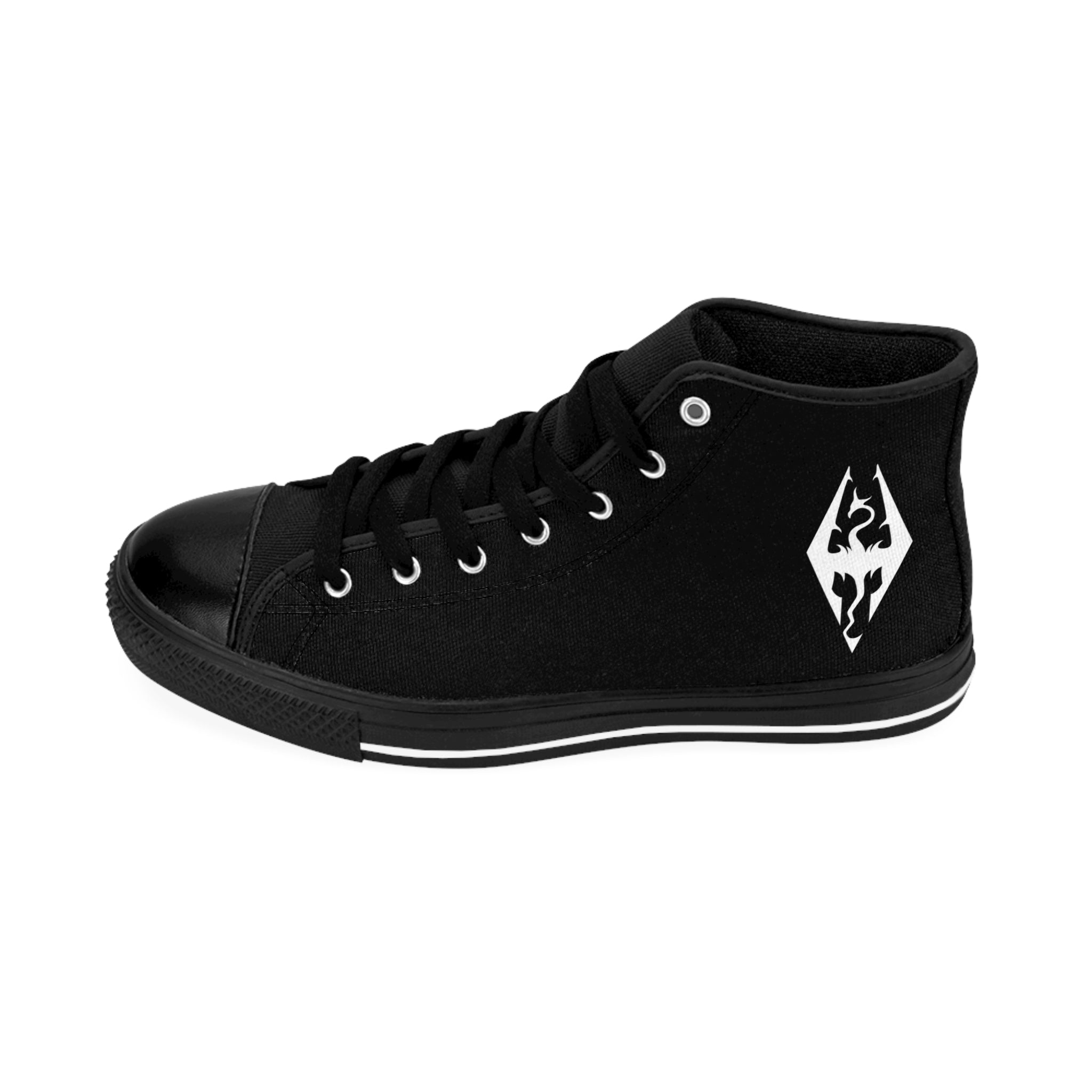 Dragonborn Men's Classic Sneakers (Black)