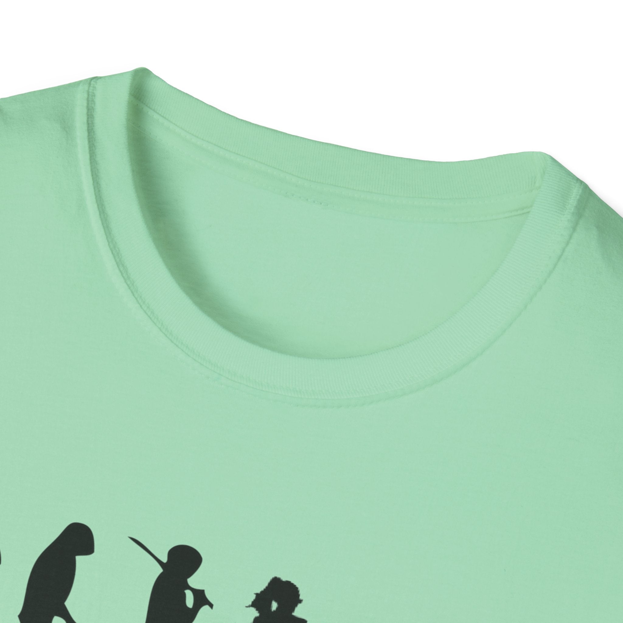 Dog walker evolution Unisex Softstyle T-Shirt