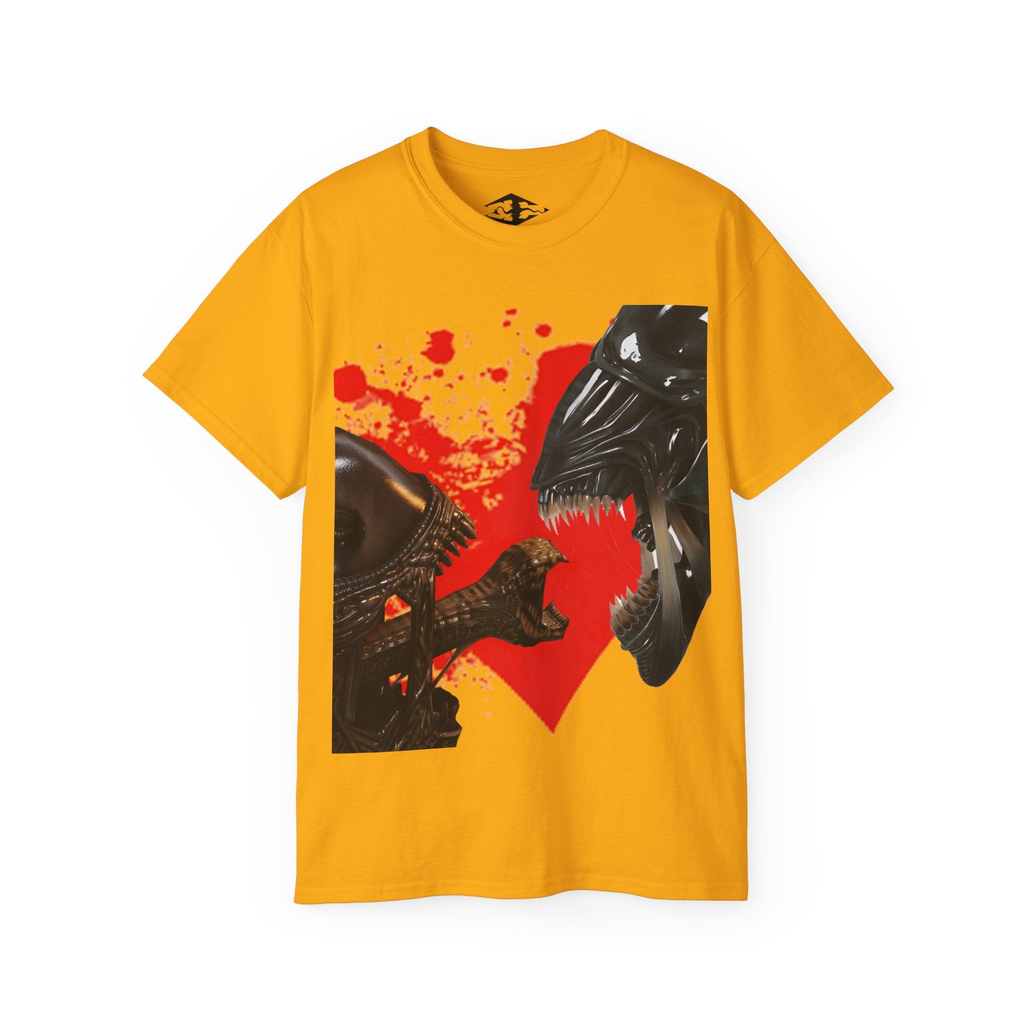 Aliens 'Love at first bite' Funny Unisex Ultra Cotton Tee