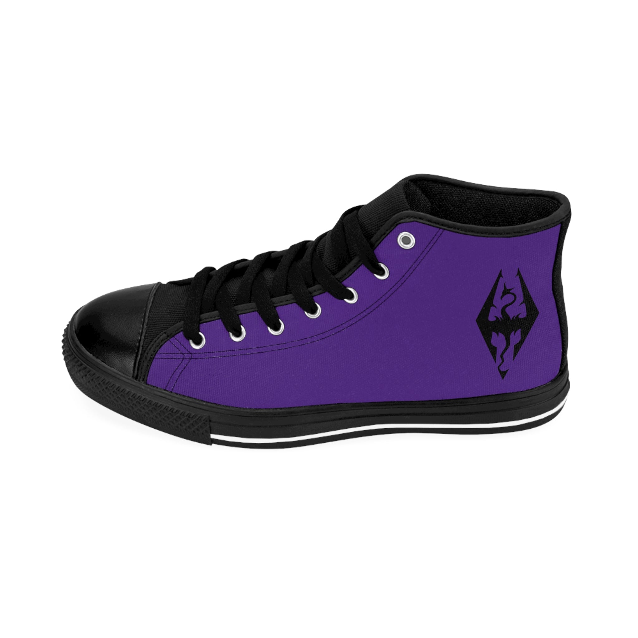 Dragonborn Women's Classic Sneakers (Purple)