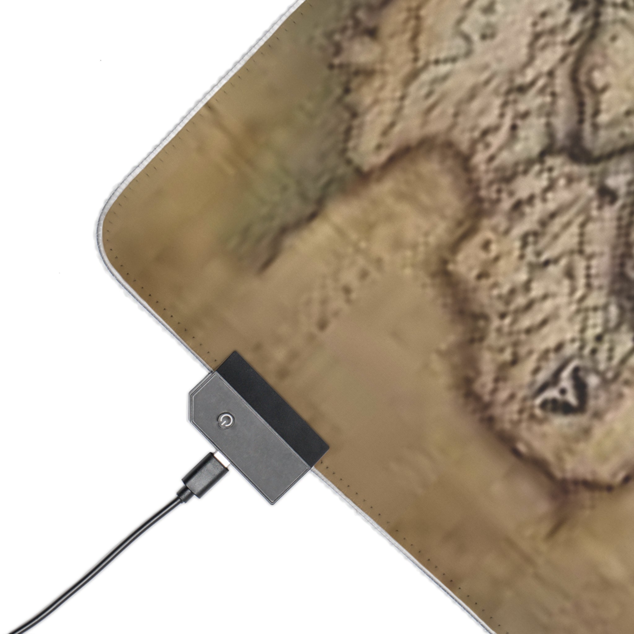 Dragonborn map LED Gaming Mouse Pad