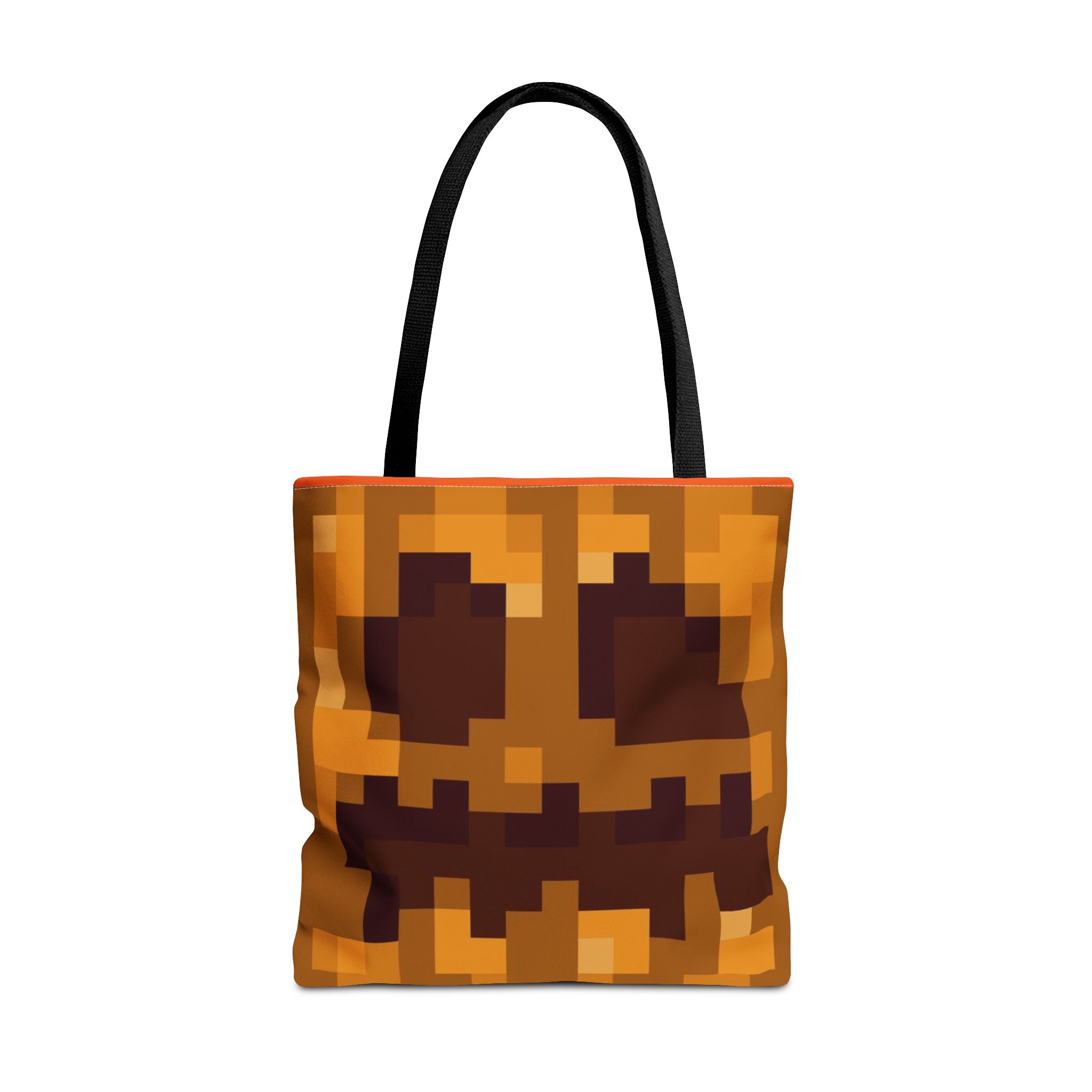 Minecraft Jack O Lantern inspired pumpkin Tote Bag (AOP) Perfect for  Halloween
