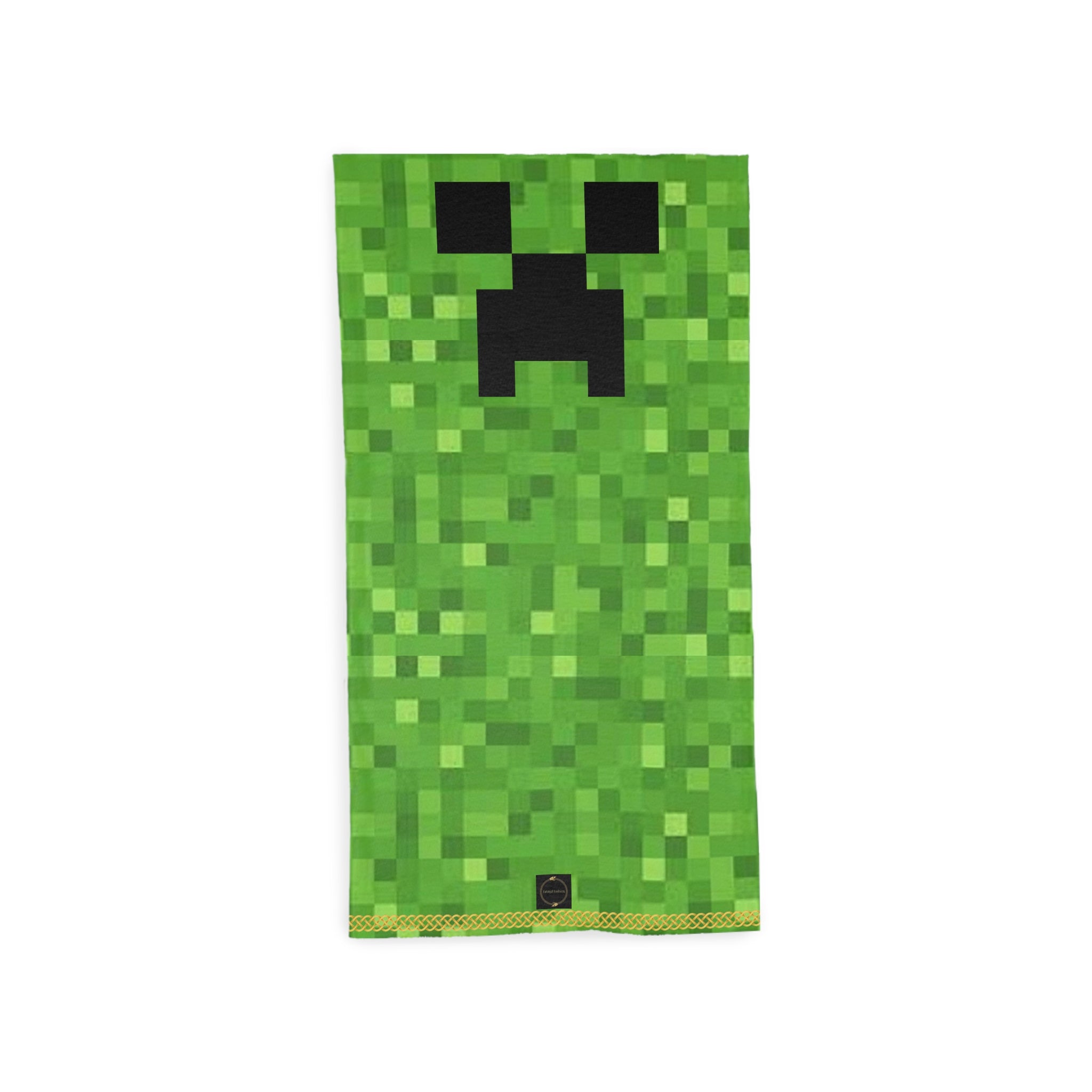 Fabled Fashion Minecraft creeper inspired print Tube Scarf
