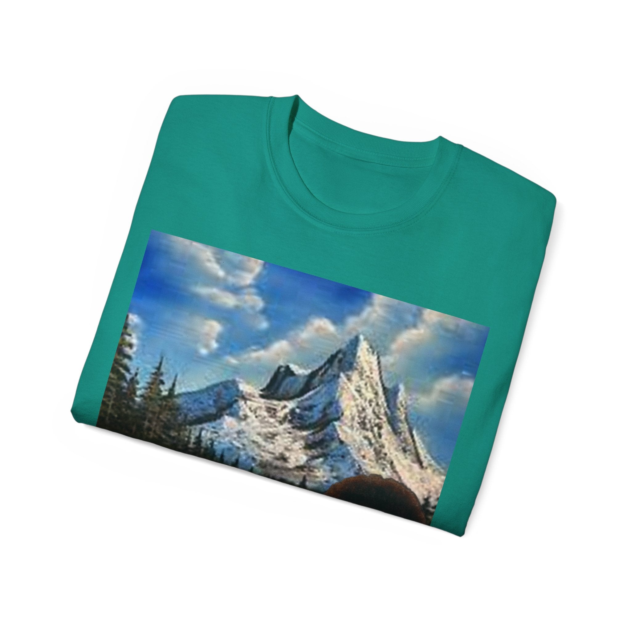 Bob Ross inspired 'little squirrel' Unisex Ultra Cotton Tee