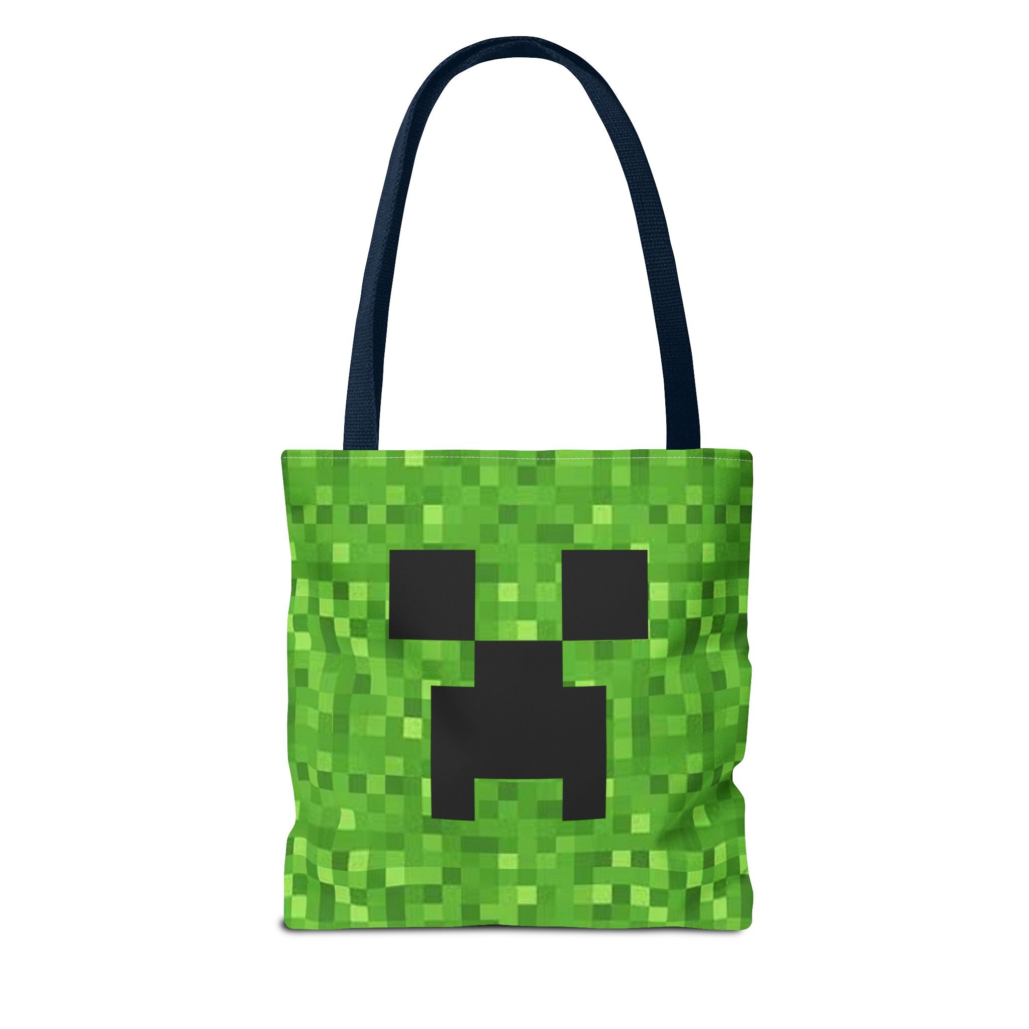Minecraft Creeper inspired Tote Bag (AOP) Perfect for  Halloween