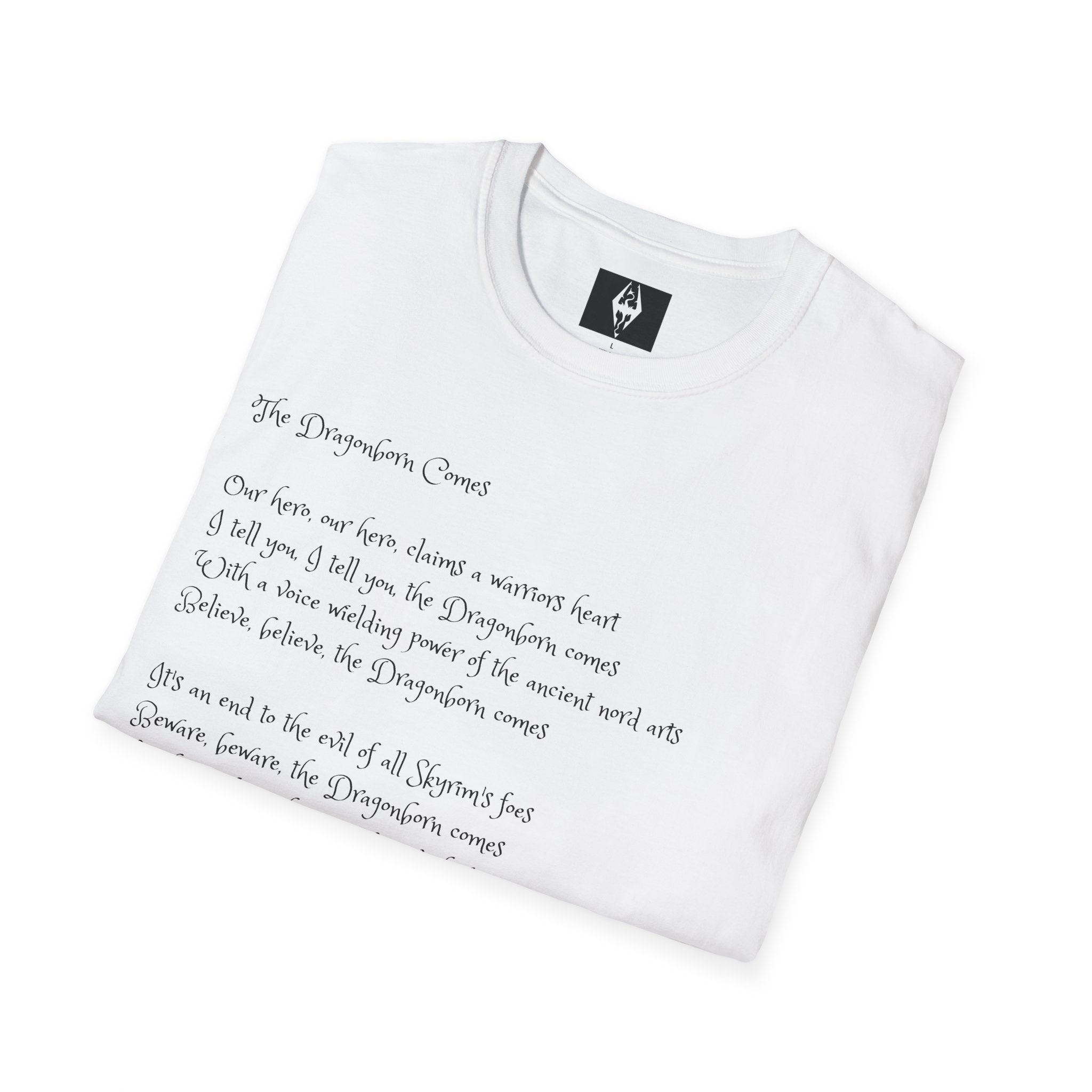 'The Dragonborn comes' Unisex Softstyle T-Shirt