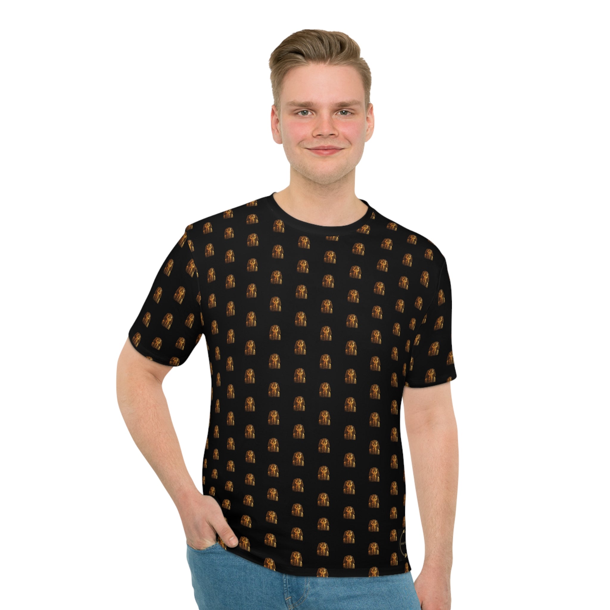 Tutankhamun pattern Loose T-shirt (AOP)