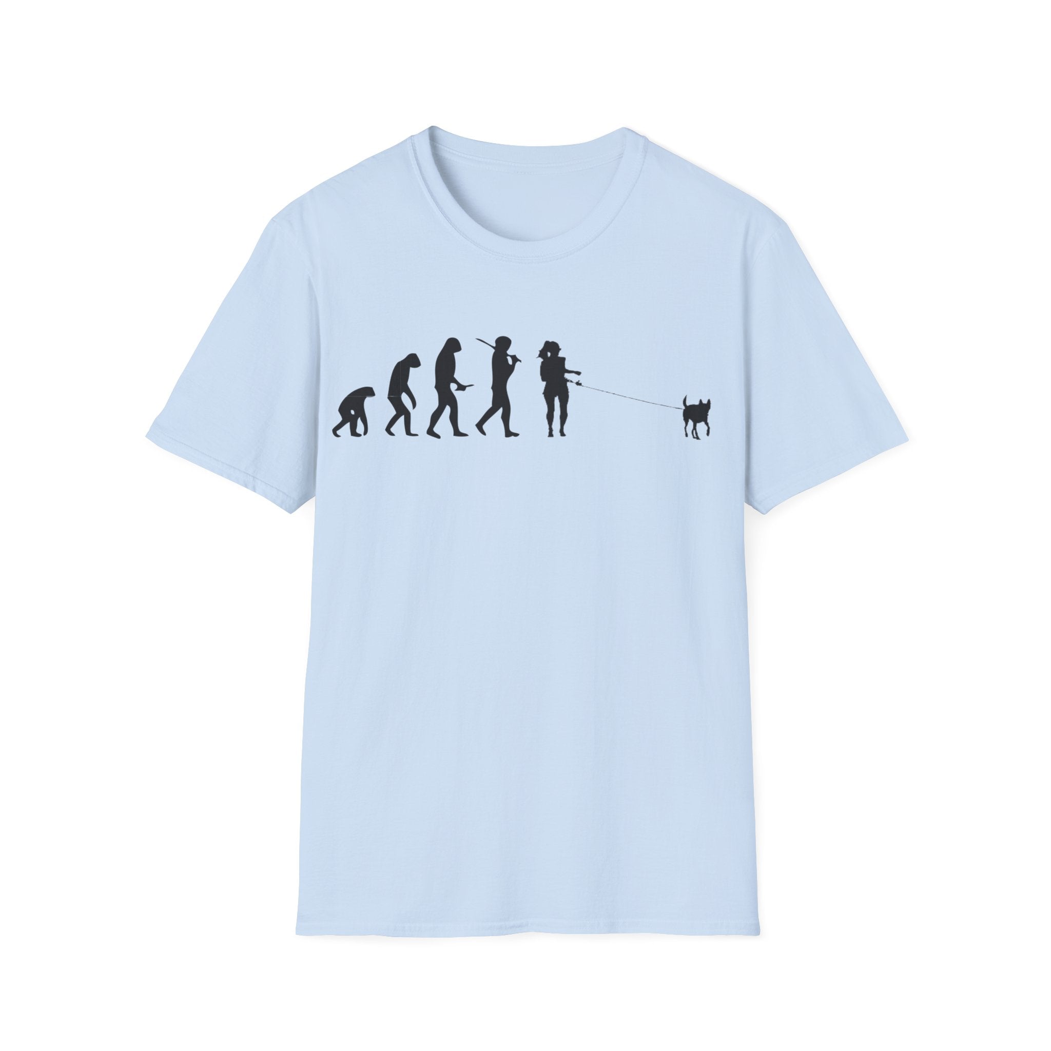 Dog walker evolution Unisex Softstyle T-Shirt
