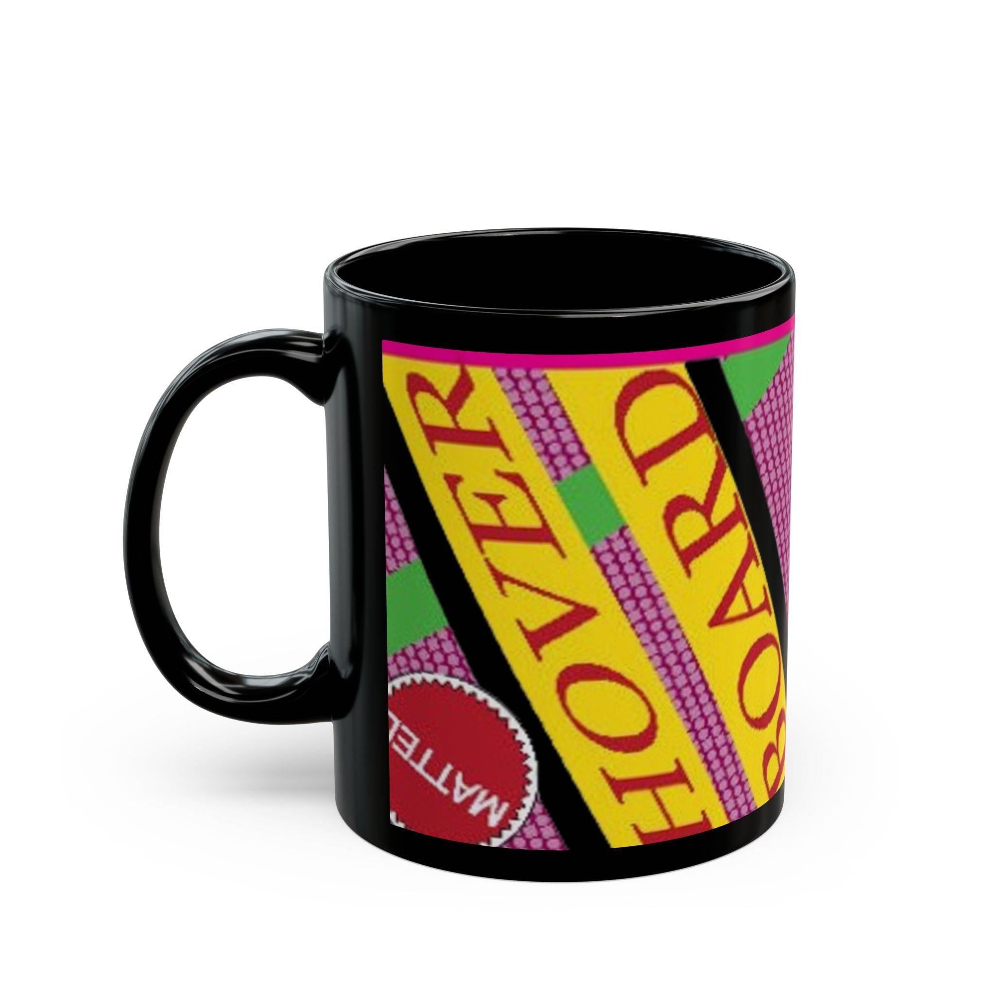 back to the future inspired hoverboard fanart Black Mug (11oz, 15oz)