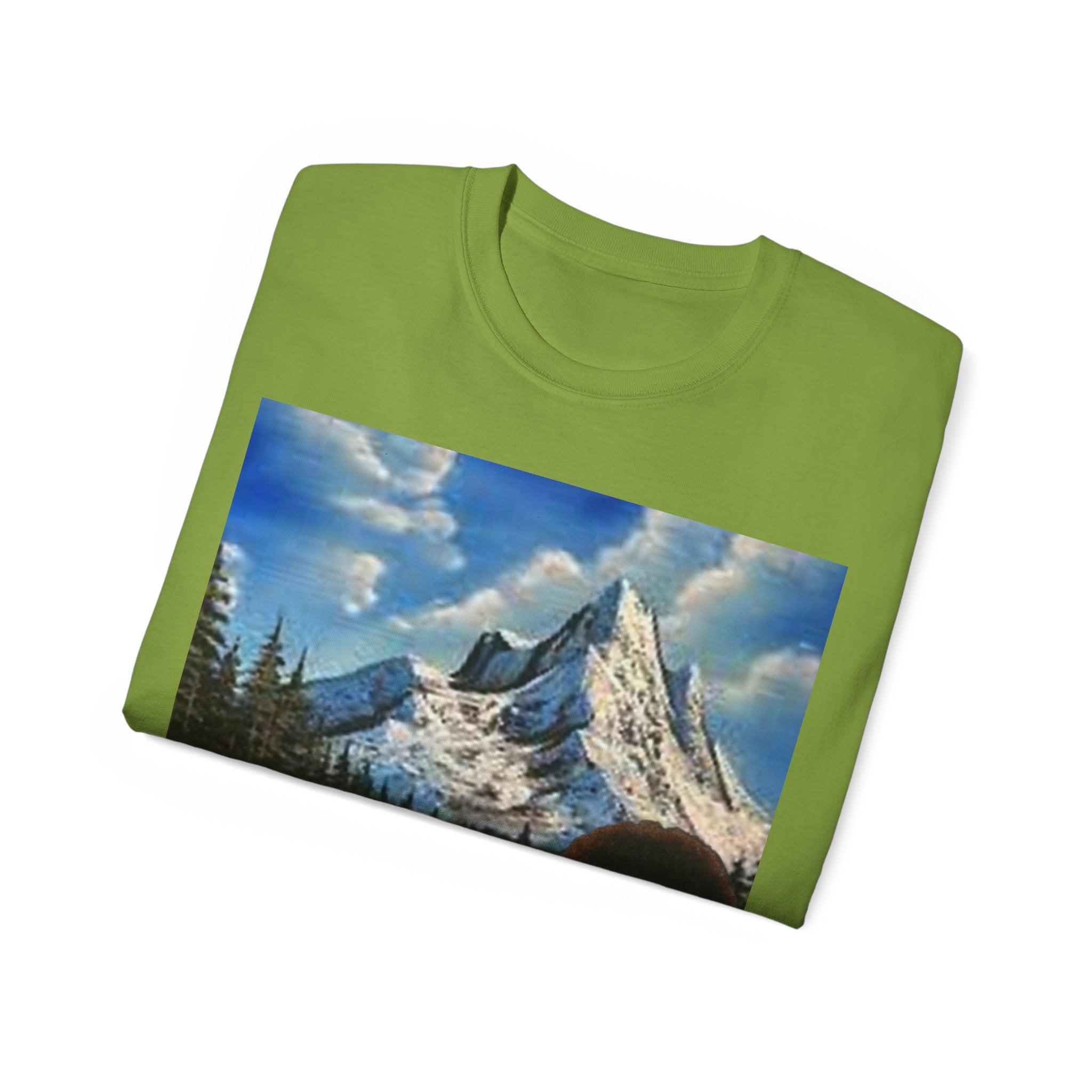 Bob Ross inspired 'little squirrel' Unisex Ultra Cotton Tee