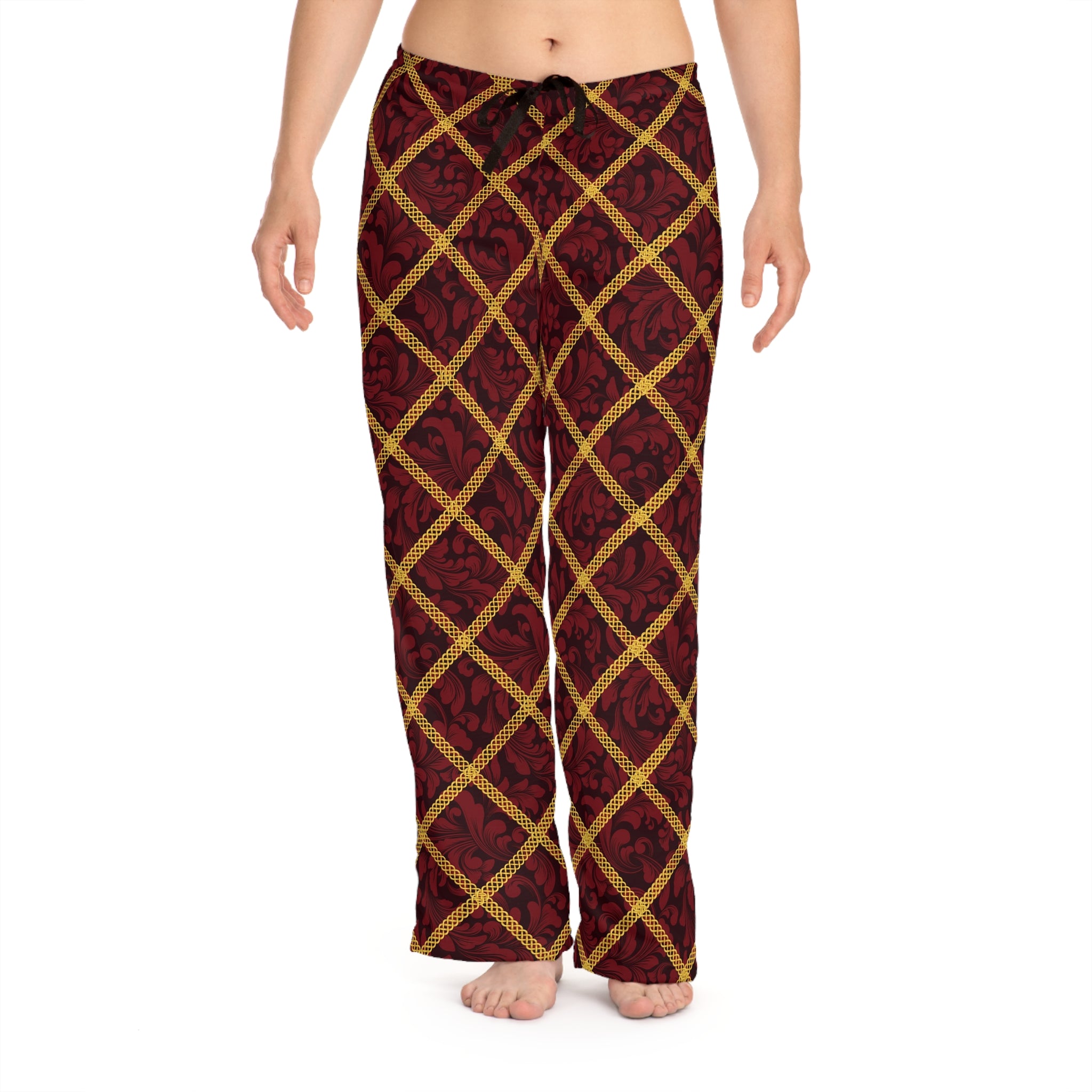 Fabled Fashion Celtic Damask Women's Pajama Pants (AOP)