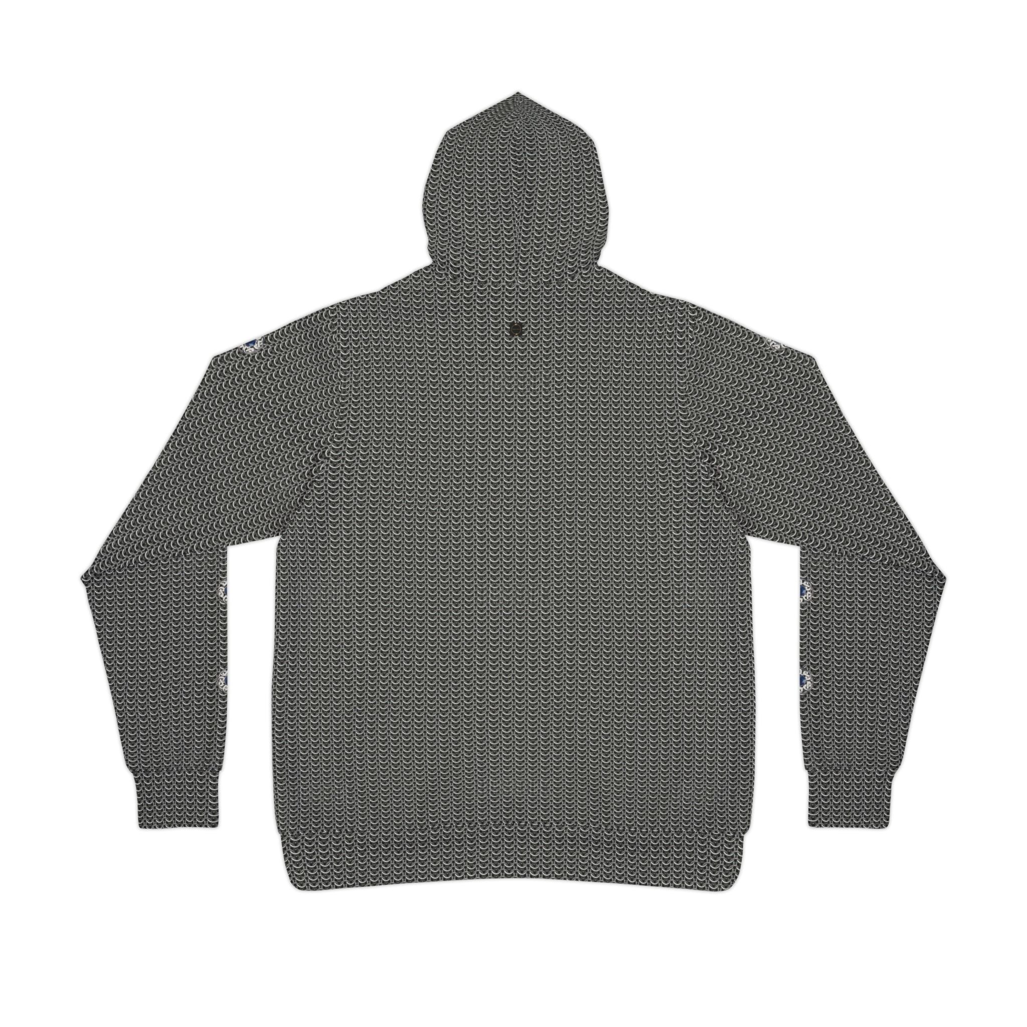 Fabled Fashion Chainmail effect Athletic Hoodie (AOP)