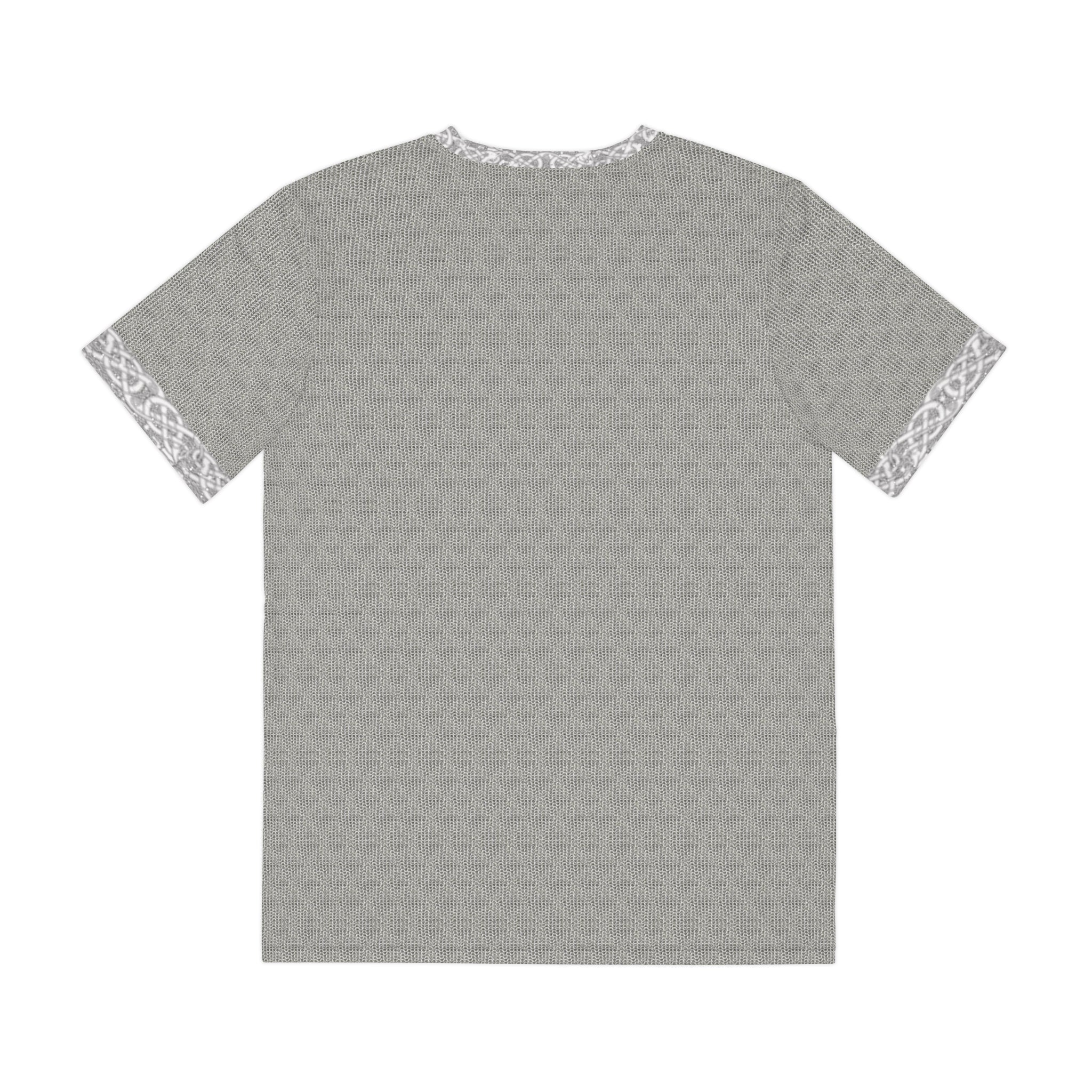 Fabled Fashion LOTR Mithril inspired Elvish Chainmail effect Men's Polyester Tee (AOP)