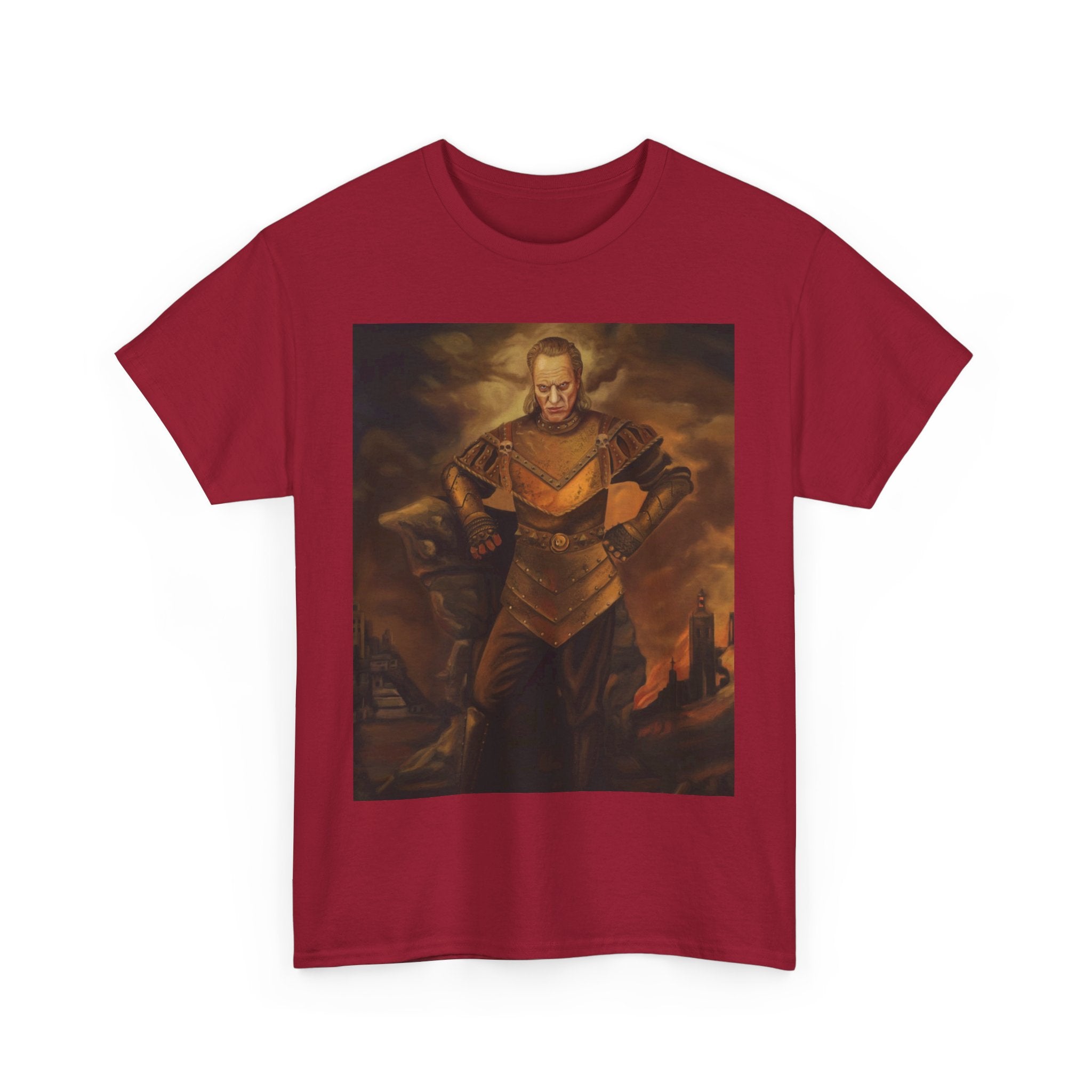 Vigo the Cruel Unisex Heavy Cotton Tee, Ghostbusters 2 Inspired Fan Art, Lord Vigo, Sorrow of Moldavia, Halloween Shirt, Horror Movie Gift,