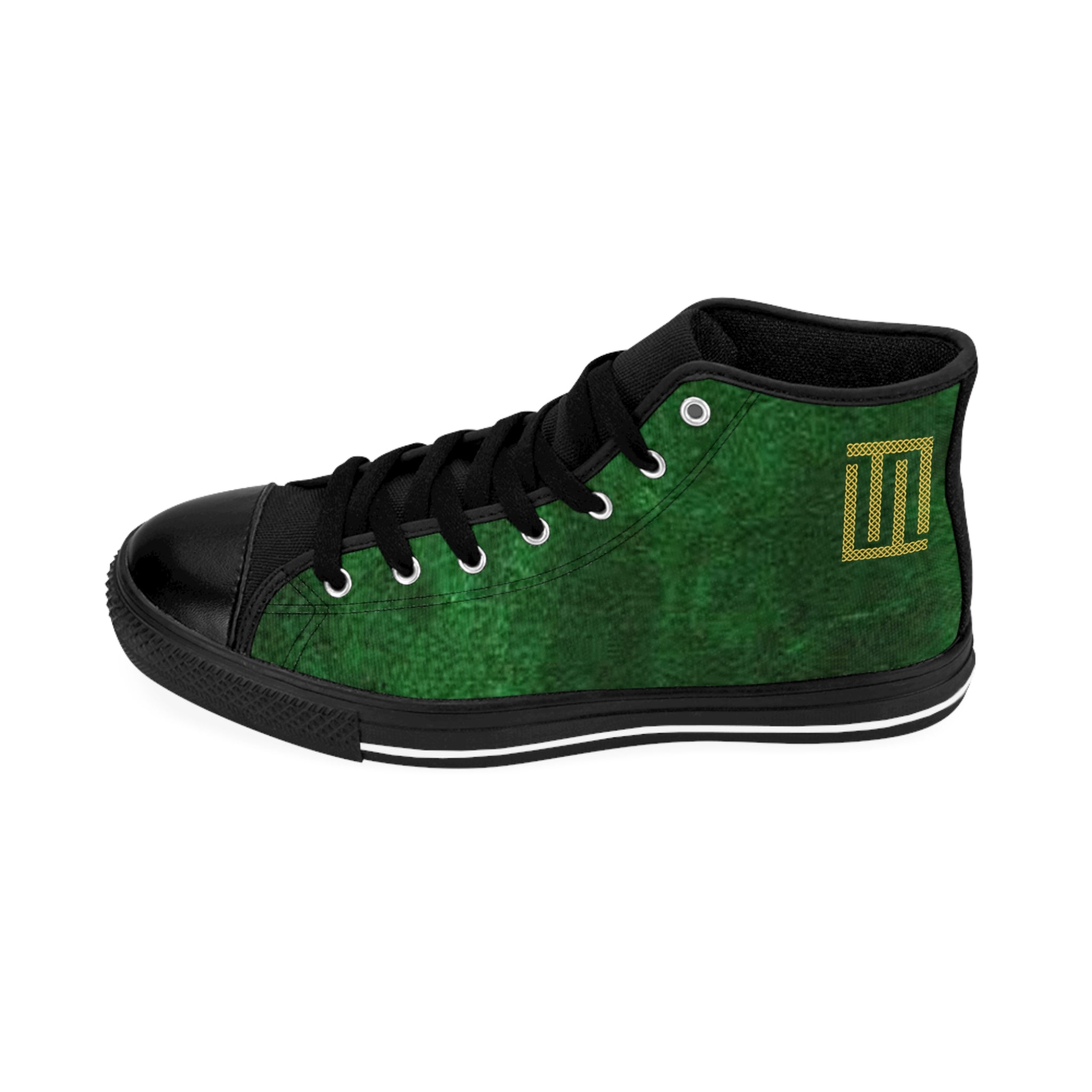 Fabled fashion Green Velvet effect Men's Classic Sneakers