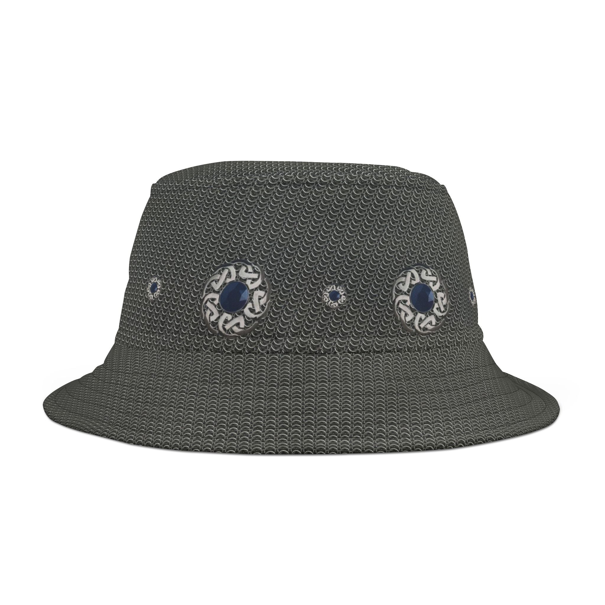 Bucket Hat, Chainmail Effect Design from Fabled Fashion