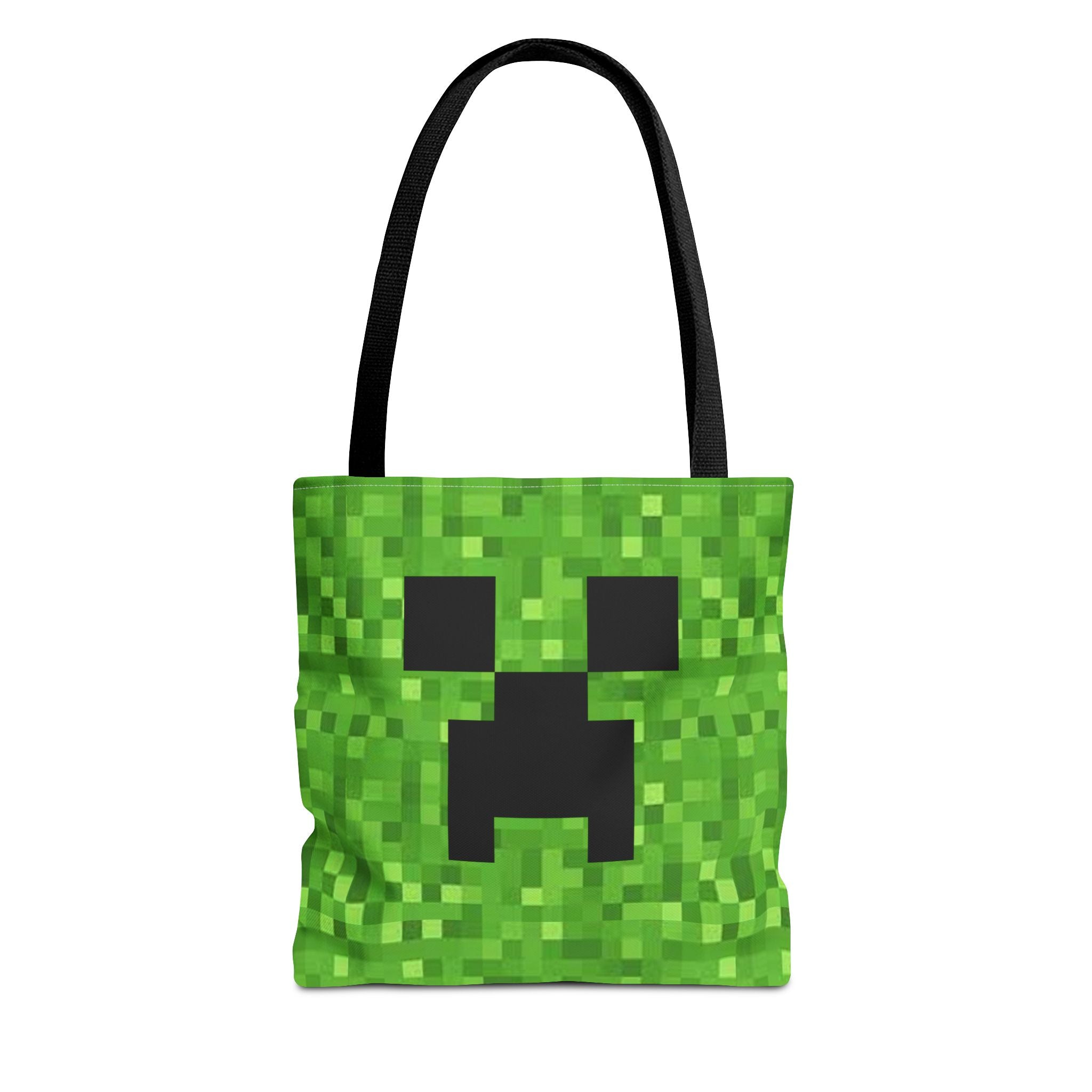 Minecraft Creeper inspired Tote Bag (AOP) Perfect for  Halloween