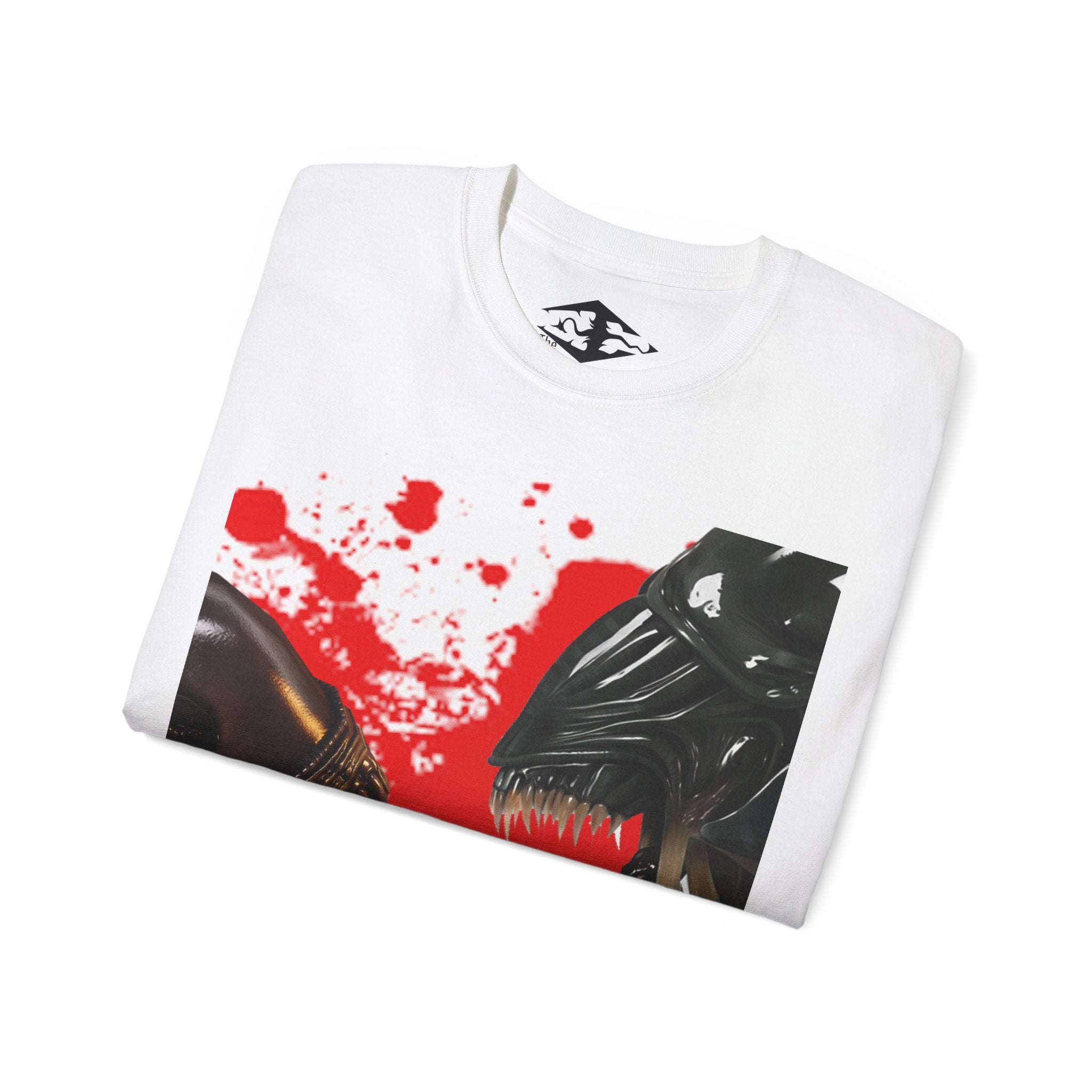 Aliens 'Love at first bite' Funny Unisex Ultra Cotton Tee