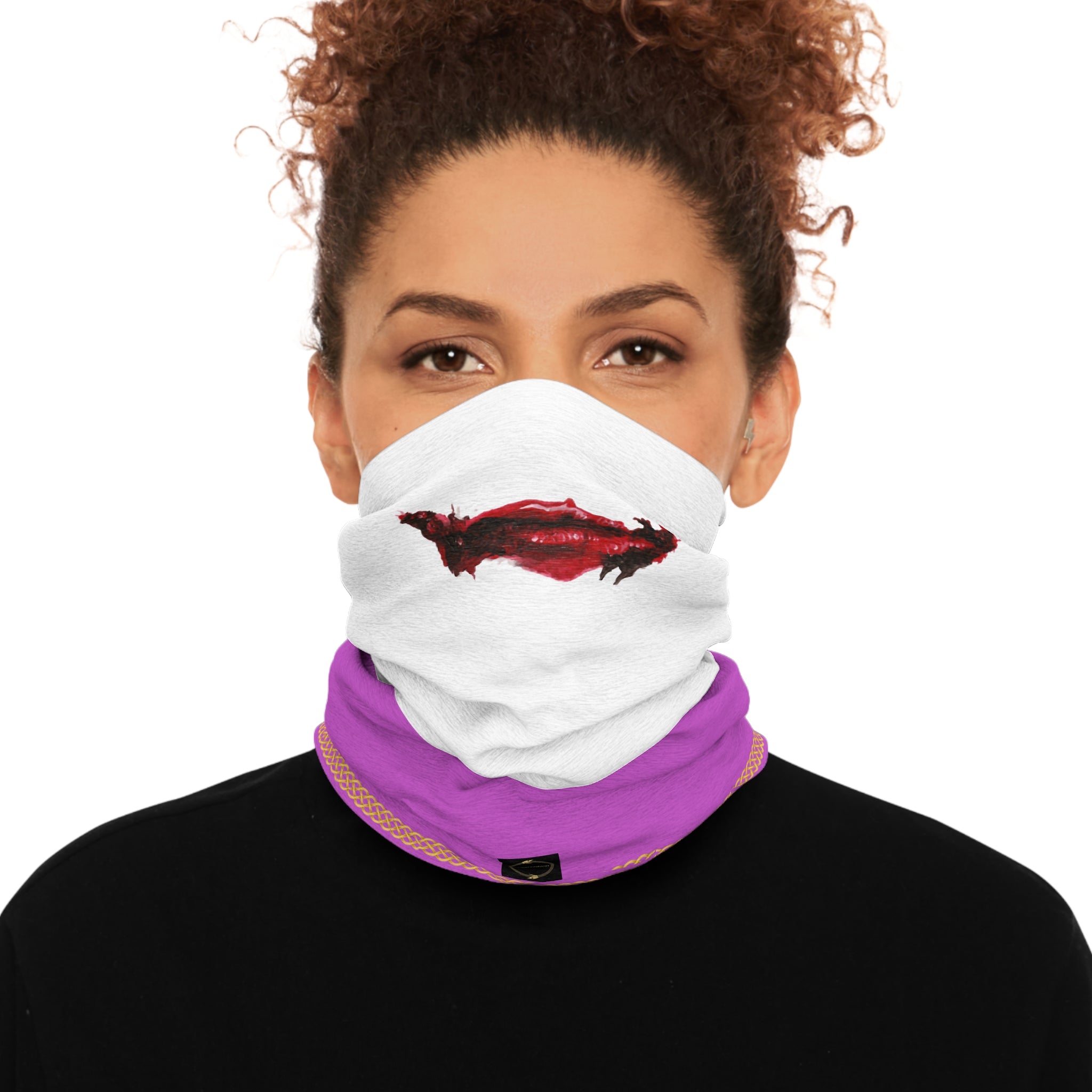 Fabled Fashion Joker smile Print Tube Scarf