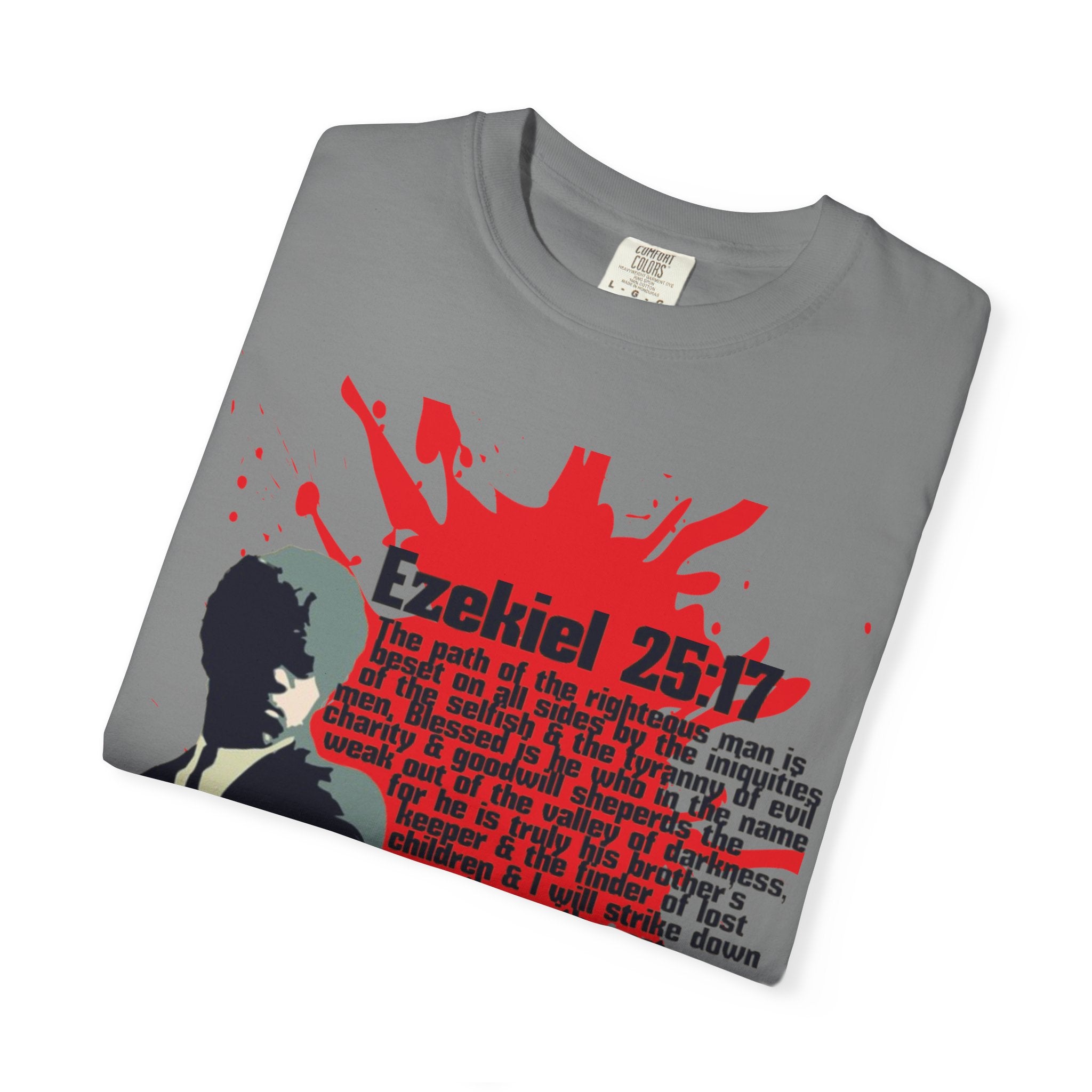Pulp Fiction inspired Ezekiel 25:17 Unisex Garment-Dyed T-shirt