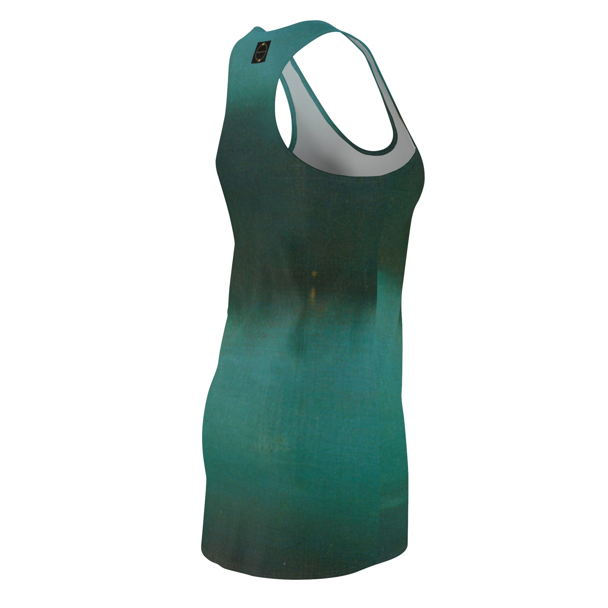 Fabled Fashion Nocturne by James Whistler inspired Women's Cut & Sew Racerback Dress (AOP)