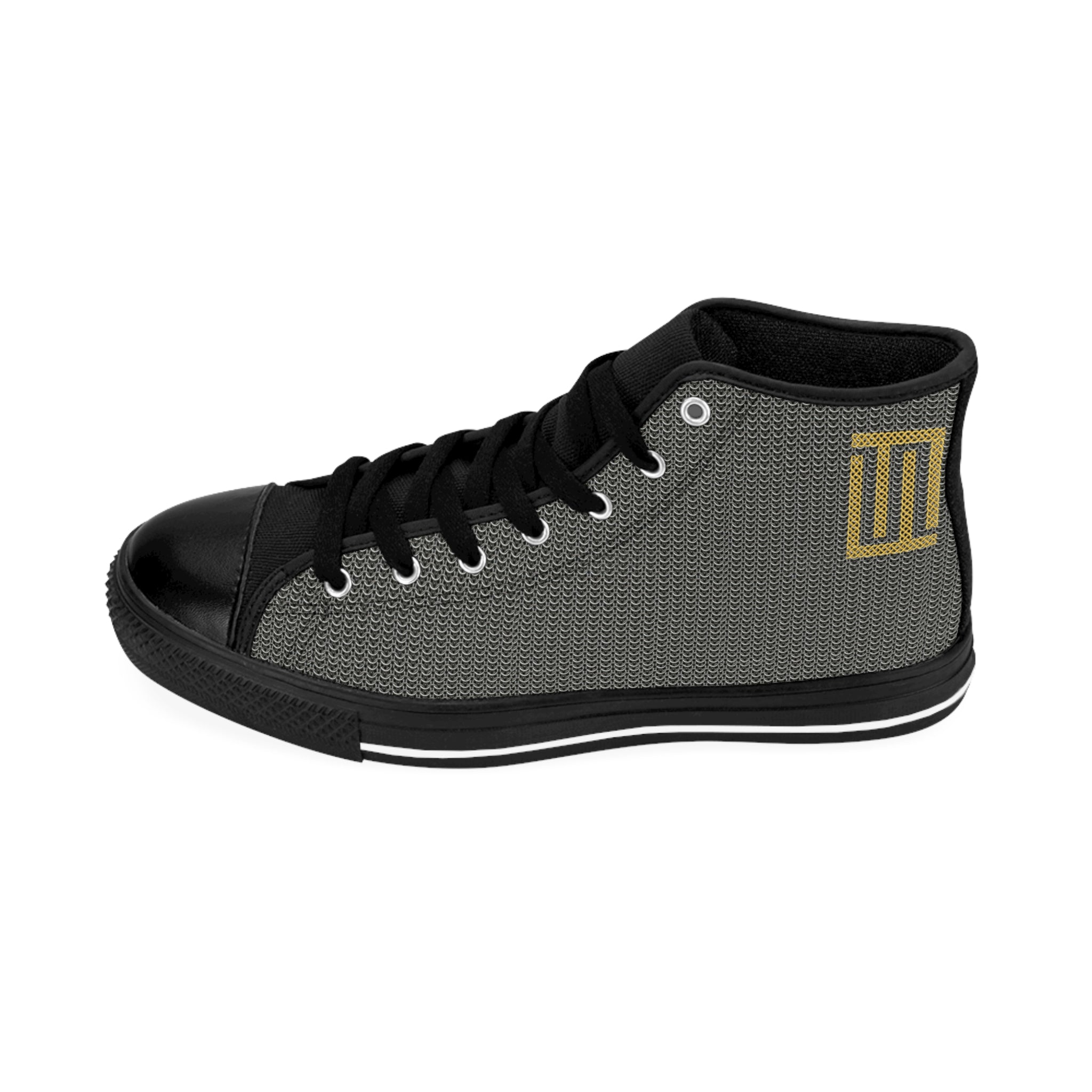 Fabled Fashion Chainmail effect Women's Classic Sneakers