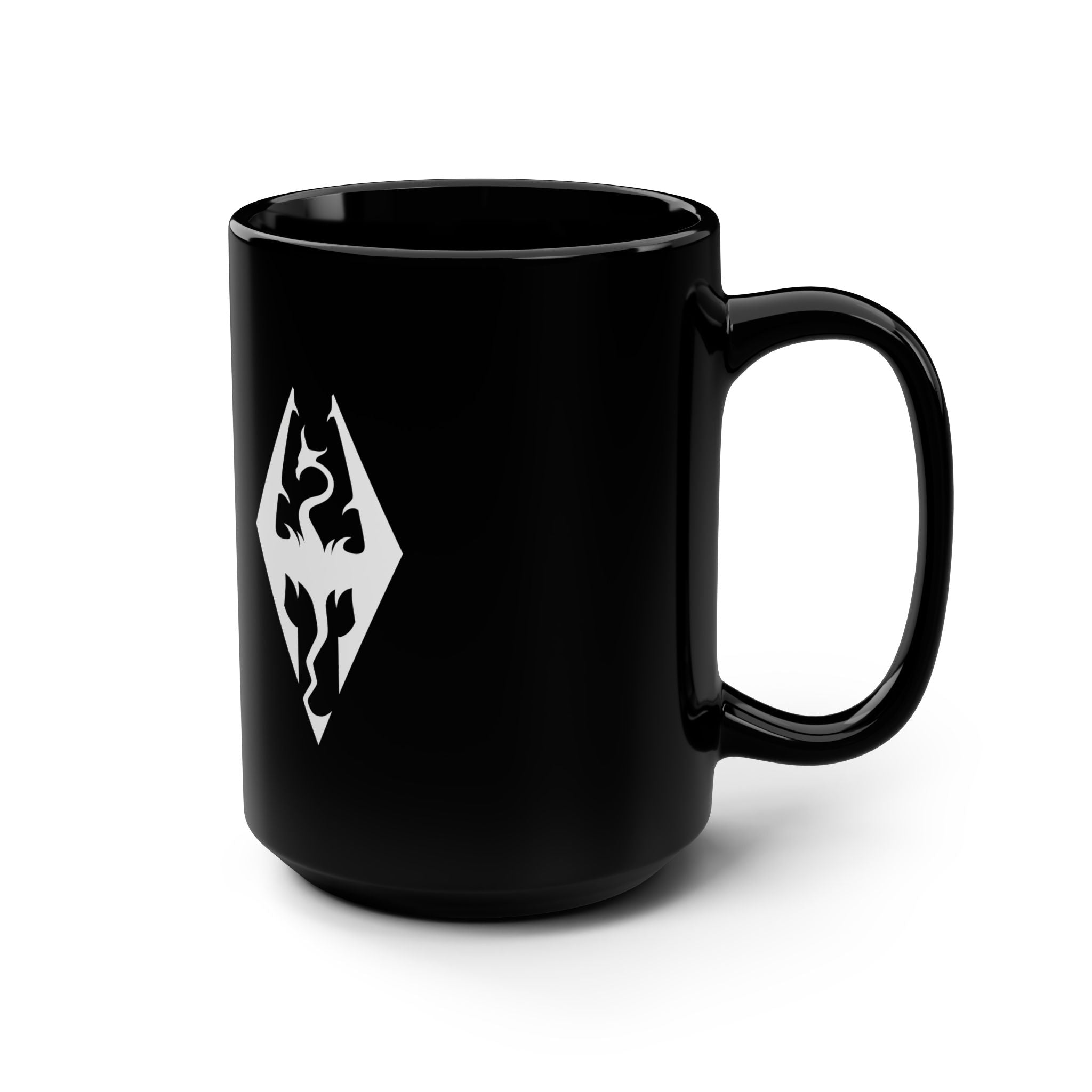 Dragonborn Coffee Black Mug, 15oz