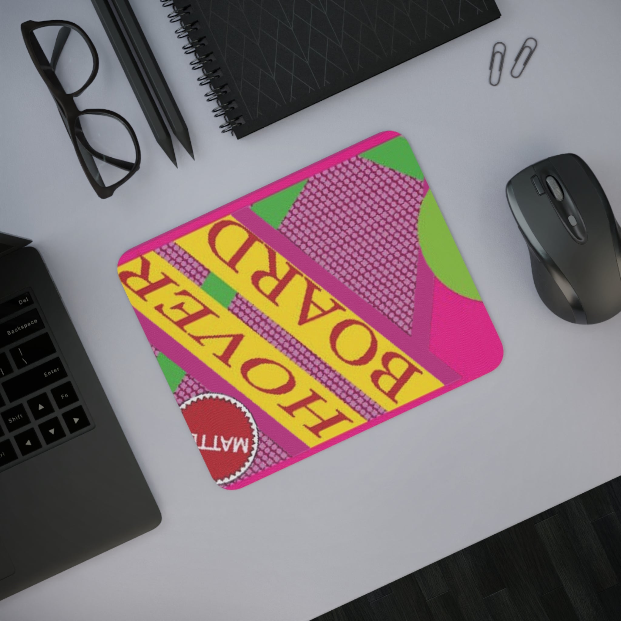 Back to the future inspired hoverboard fanart Desk Mouse Pad