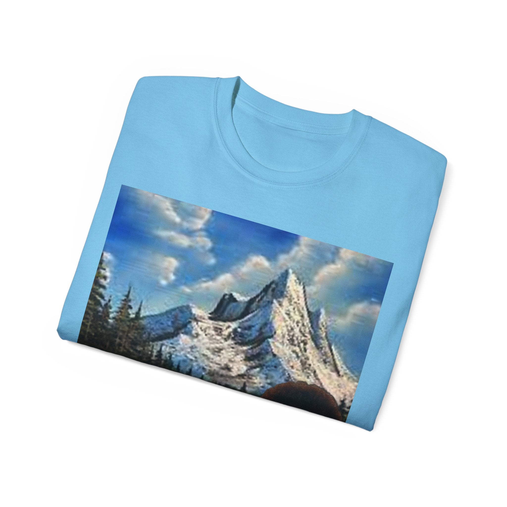 Bob Ross inspired 'little squirrel' Unisex Ultra Cotton Tee