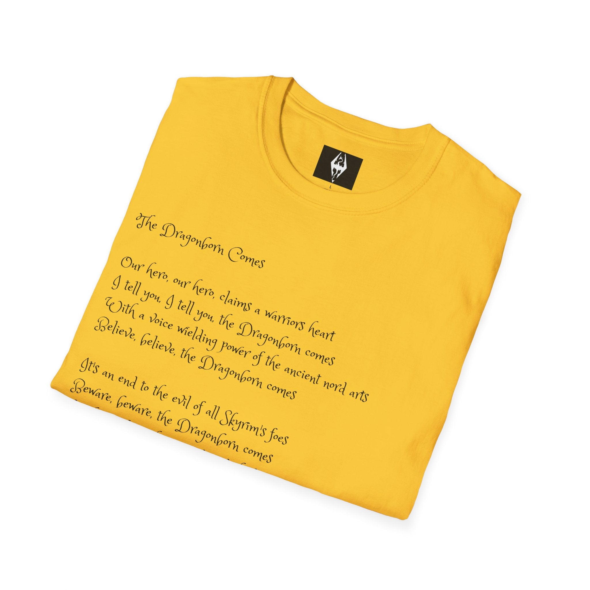 'The Dragonborn comes' Unisex Softstyle T-Shirt