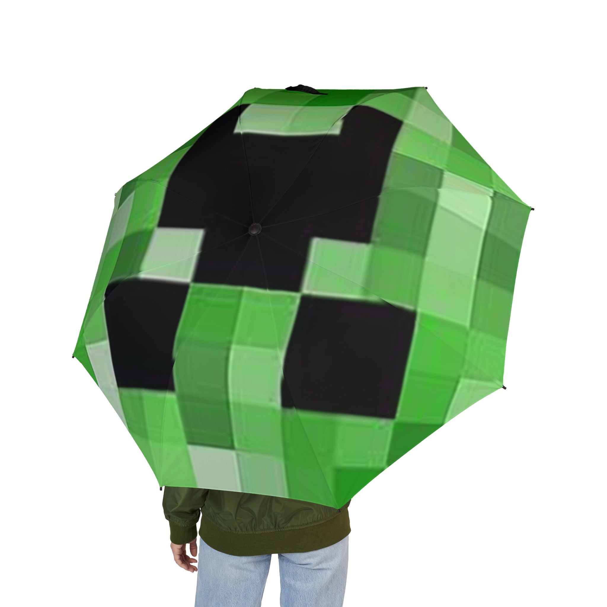 Umbrella Halloween Minecraft Creeper Inspired